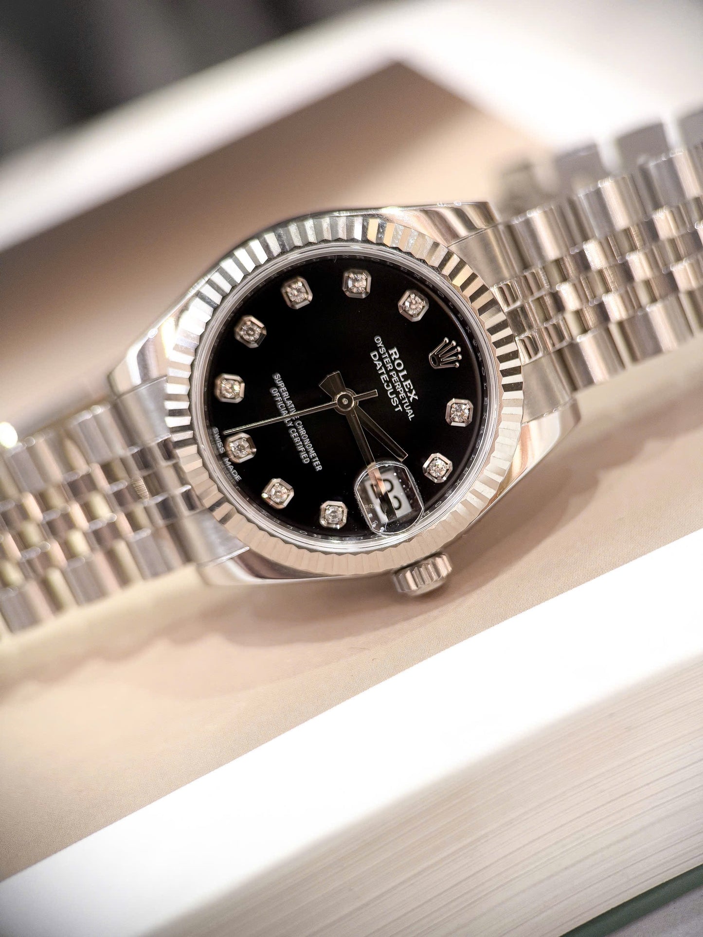 Đồng Hồ Rolex Datejust 178274 size 31mm Dial Black