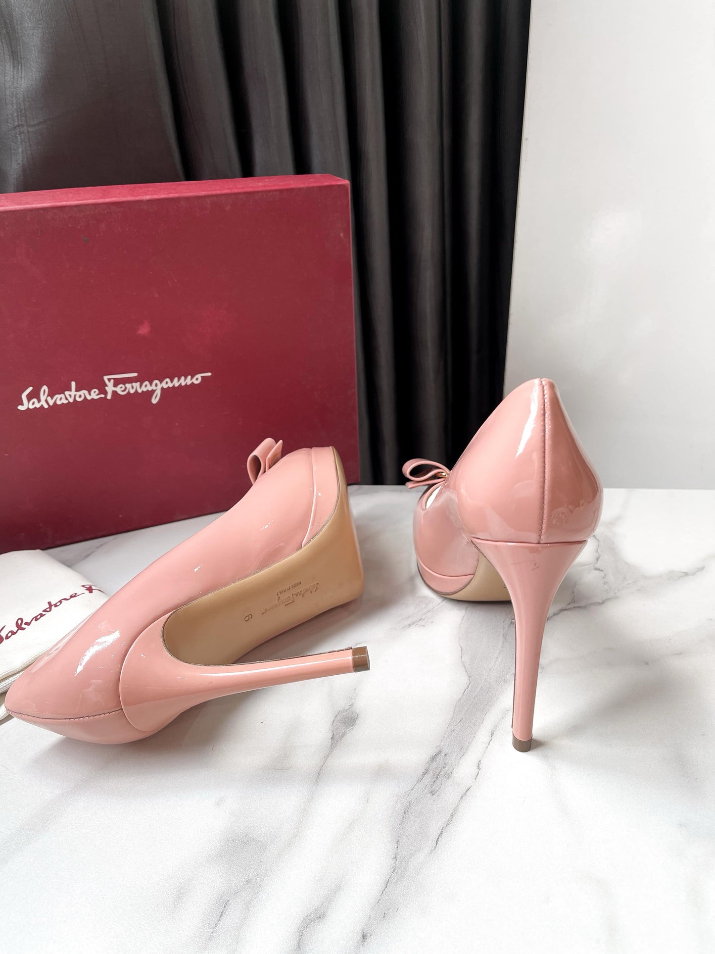 Giày Cao Got Salvatore Size 6