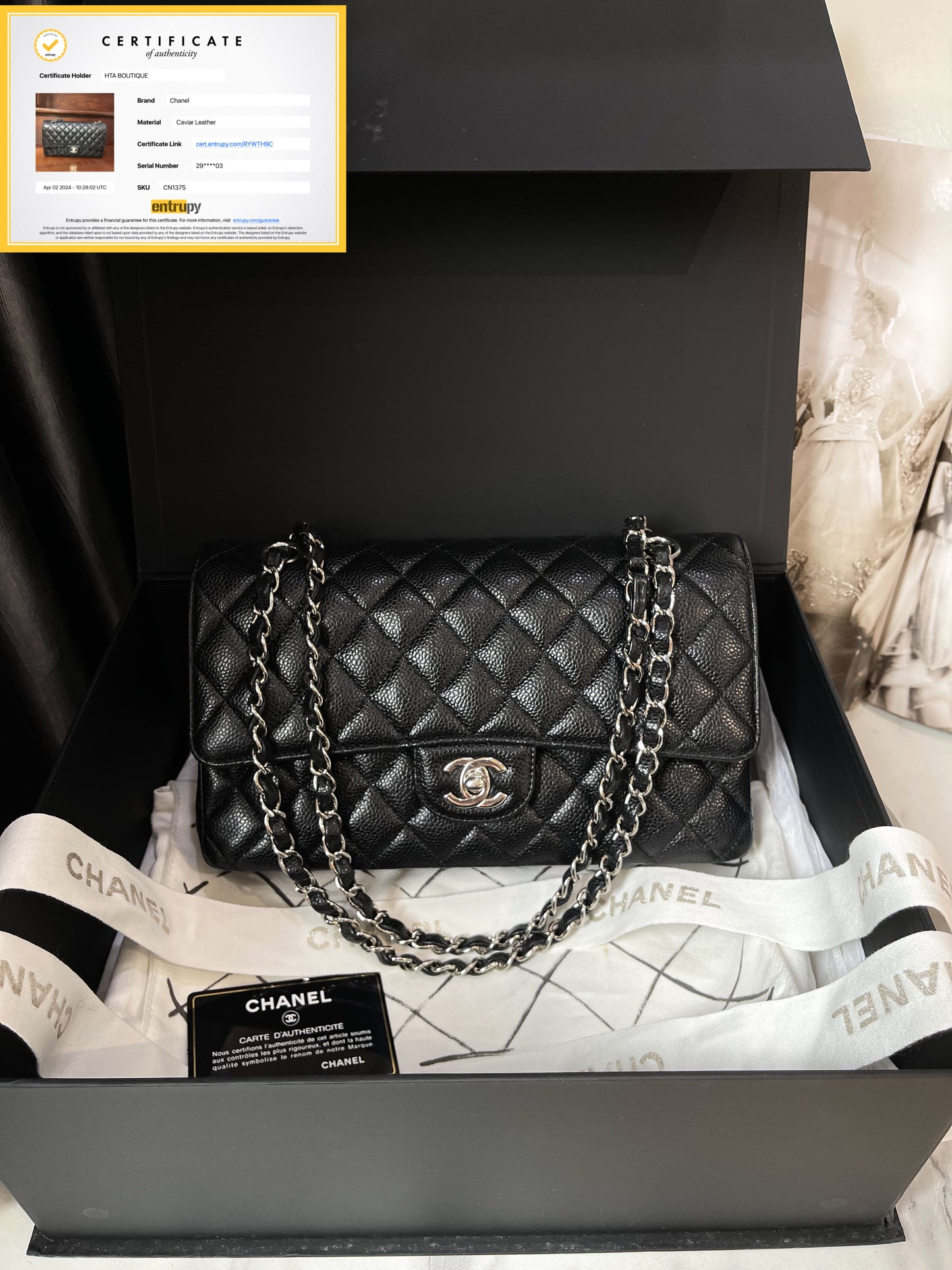 Chanel Classic M Caviar