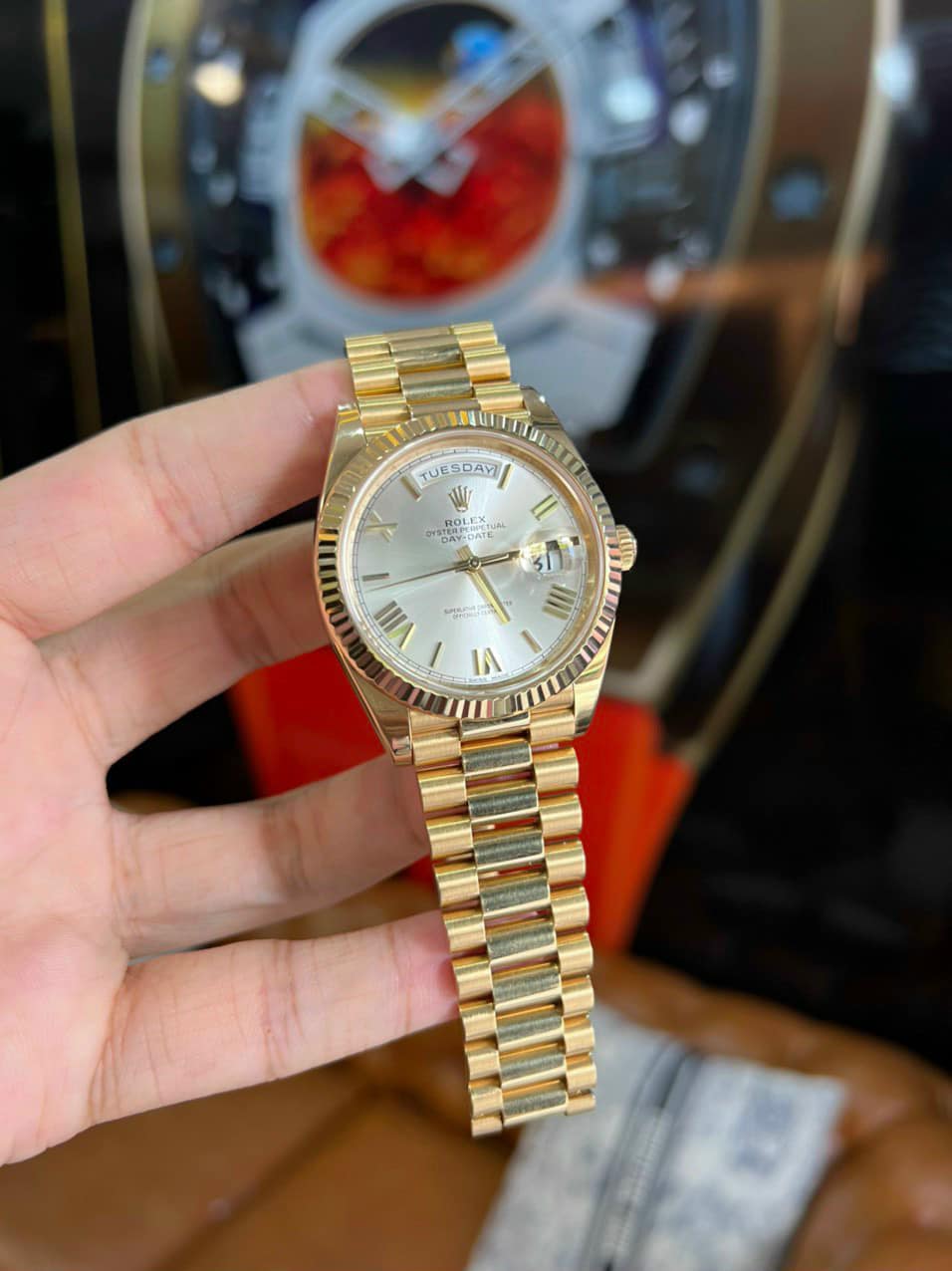 Đồng Hồ Rolex Day-Date 40mm Gold