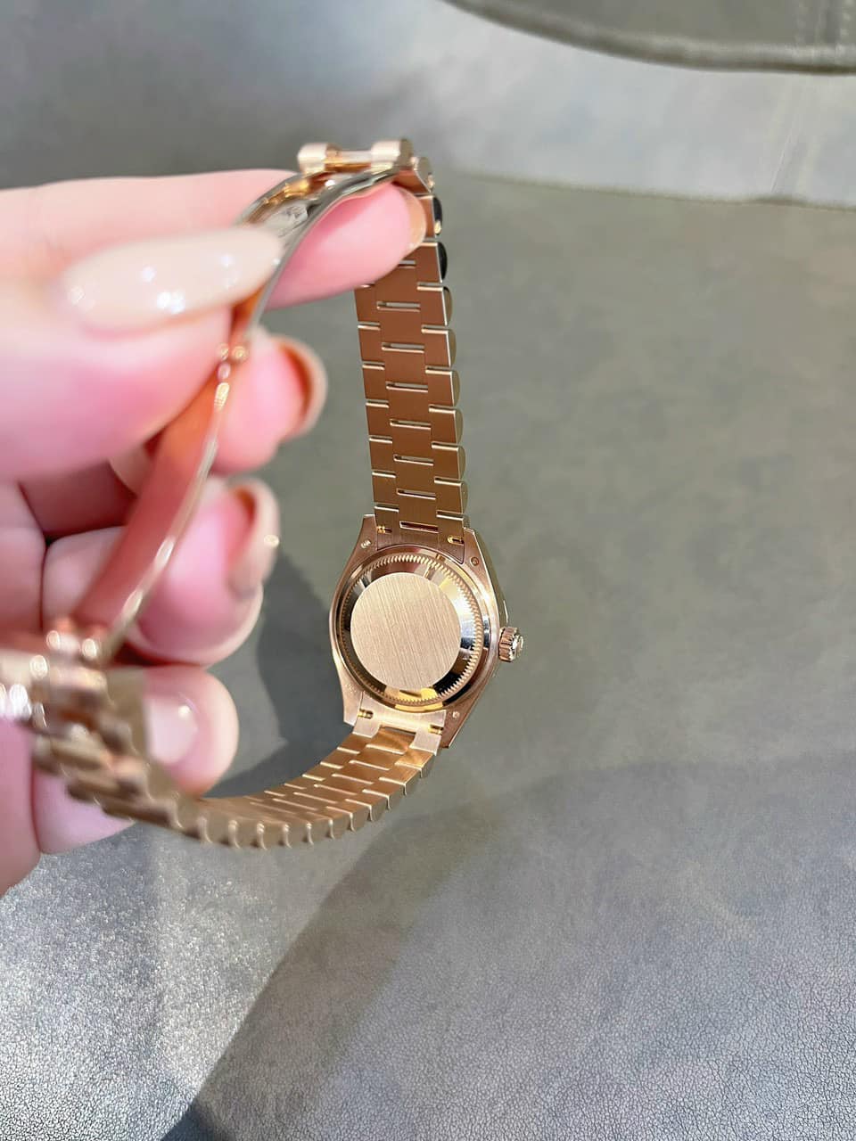 Rolex DateJust 28mm Rose Gold Watch