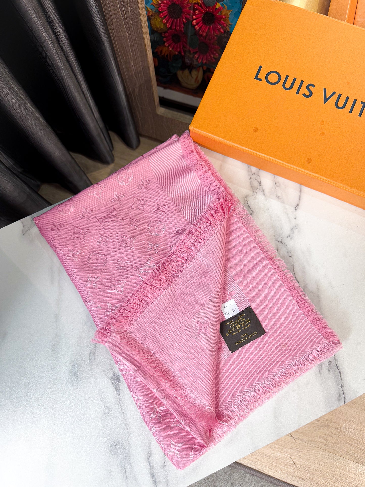 Khăn LV Hồng 15/5