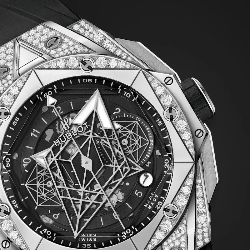 HUBLOT BIG BANG TO BLEU II TITANIUM PAVÉ