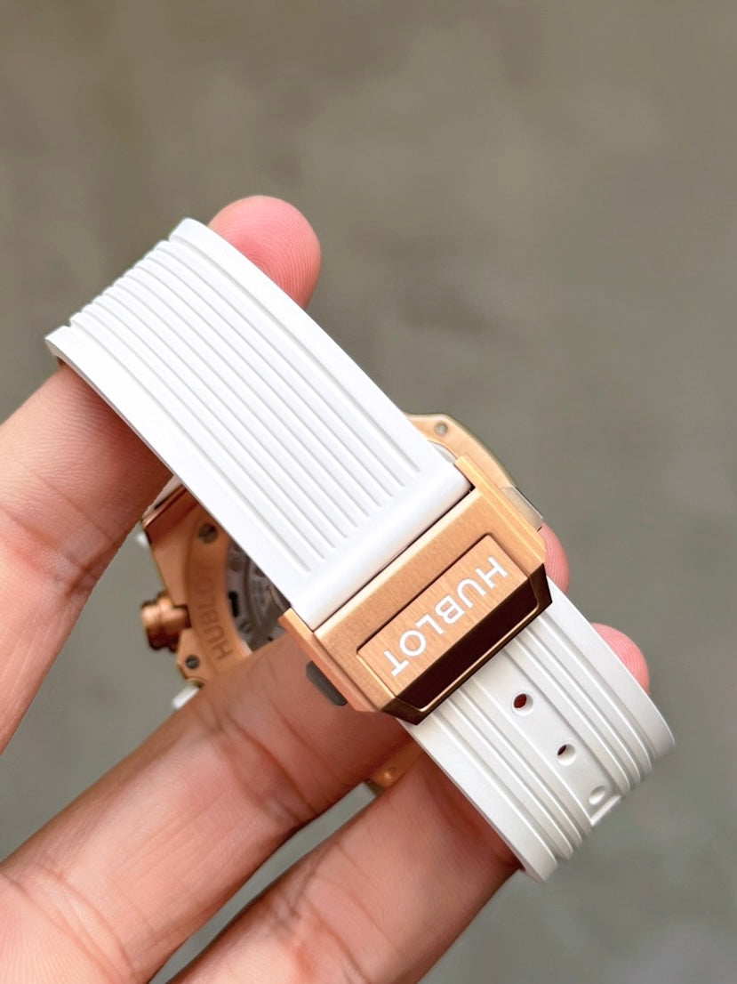 Đồng Hồ Hublot Bigbang Unico King Gold White size 42