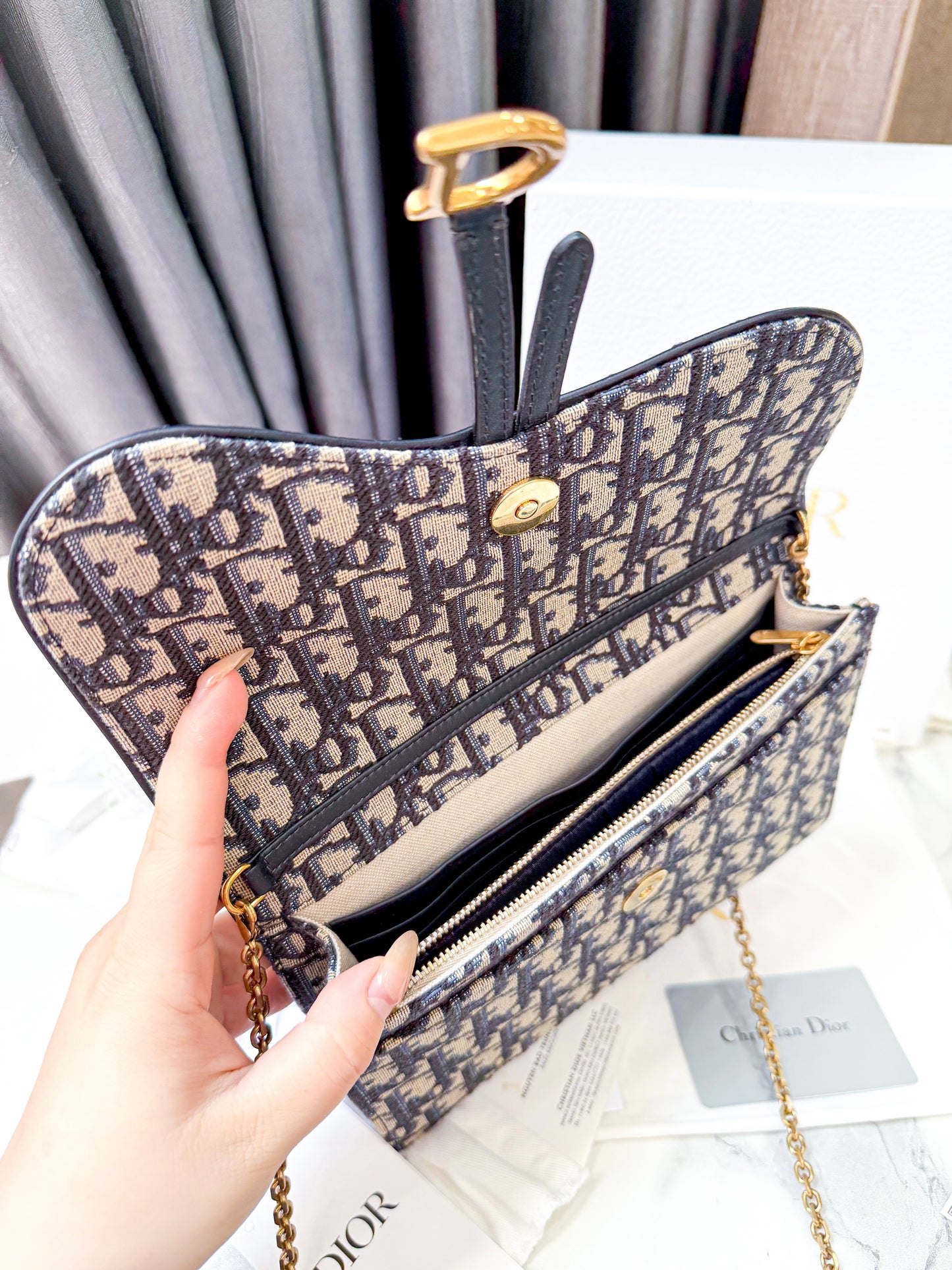 A A Pouch Dior Saddle