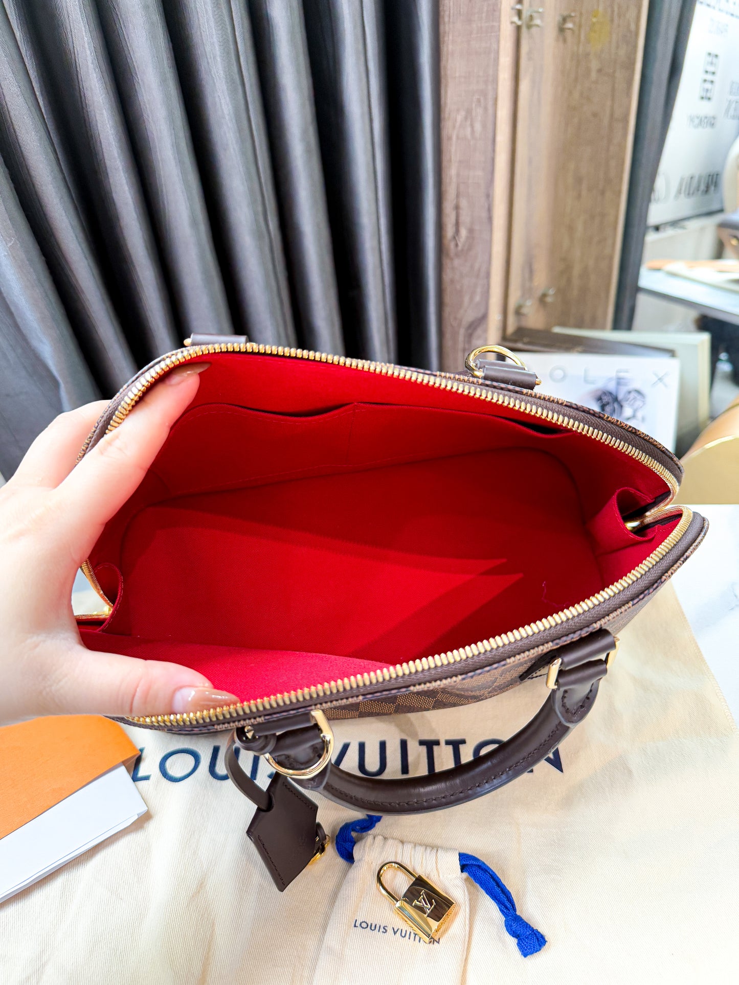 LV Alma PM Damier