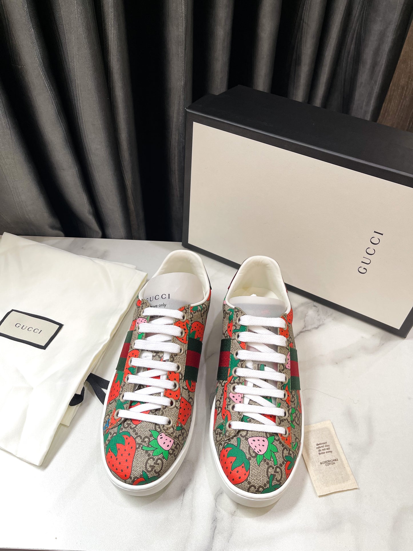Gucci Strawberry Shoes