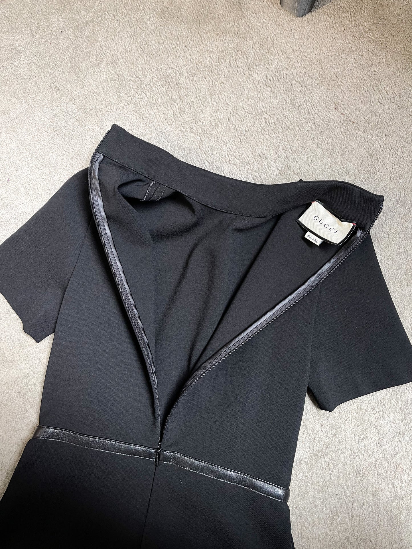 Gucci Belt Black Dress