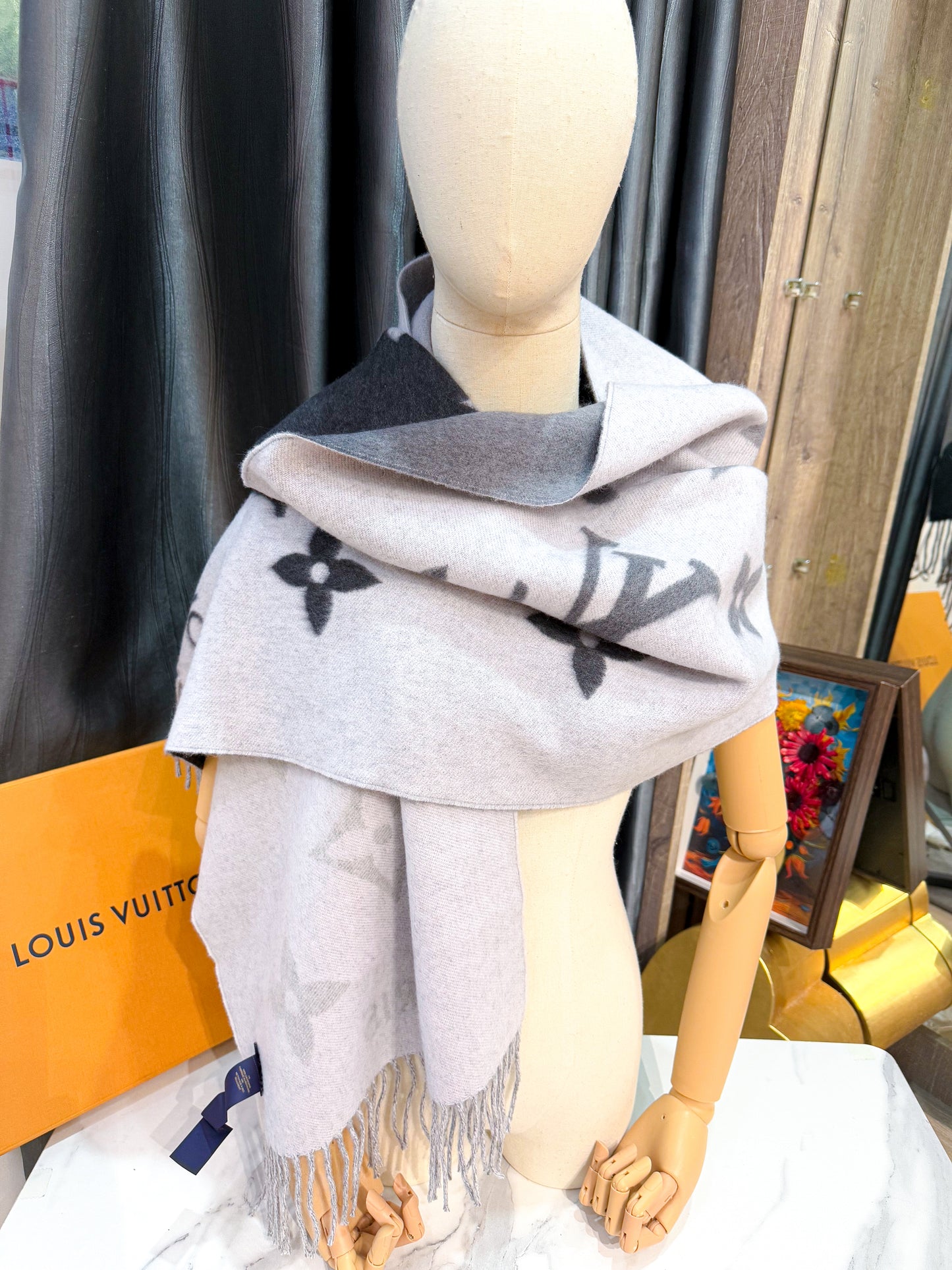 Khăn LV Cashmere Omber