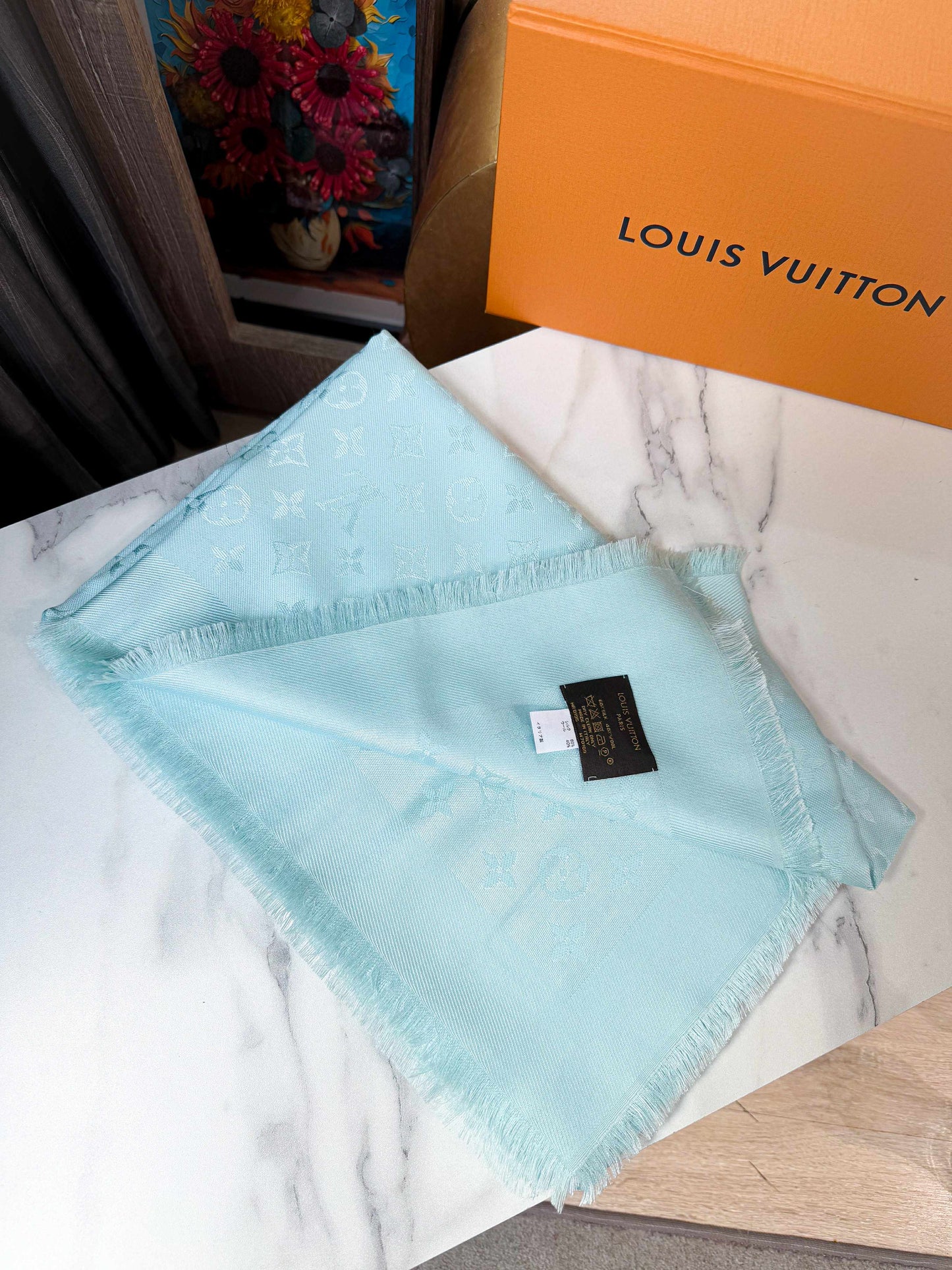 Khăn LV Xanh Pastel 30/4