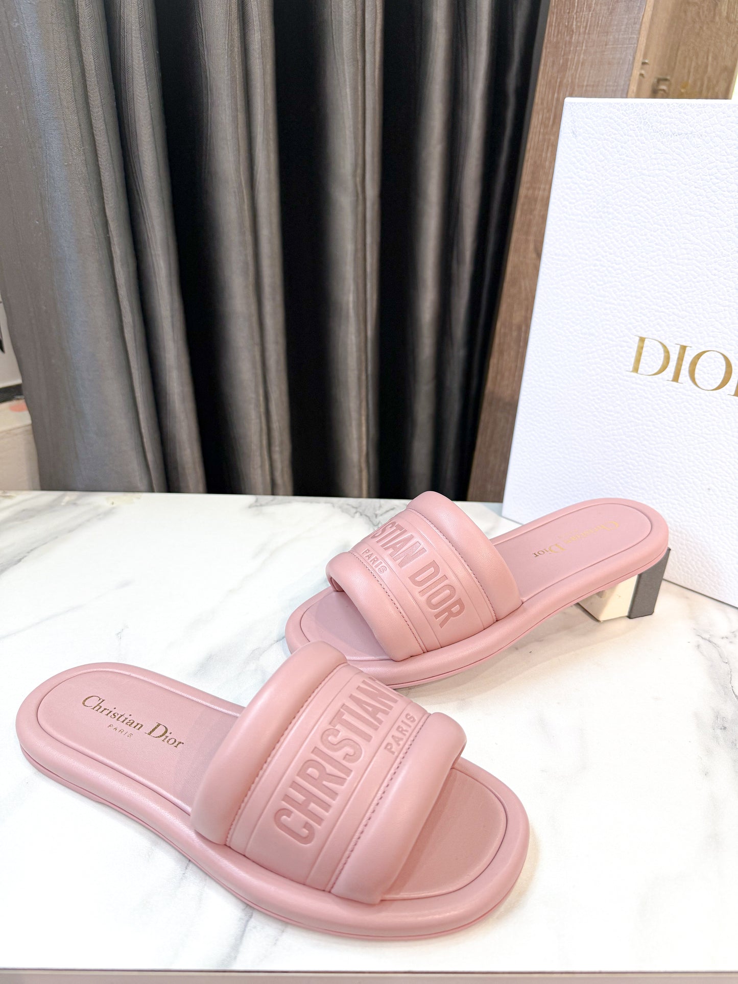 Dép Dior Hồng New Size 36.5
