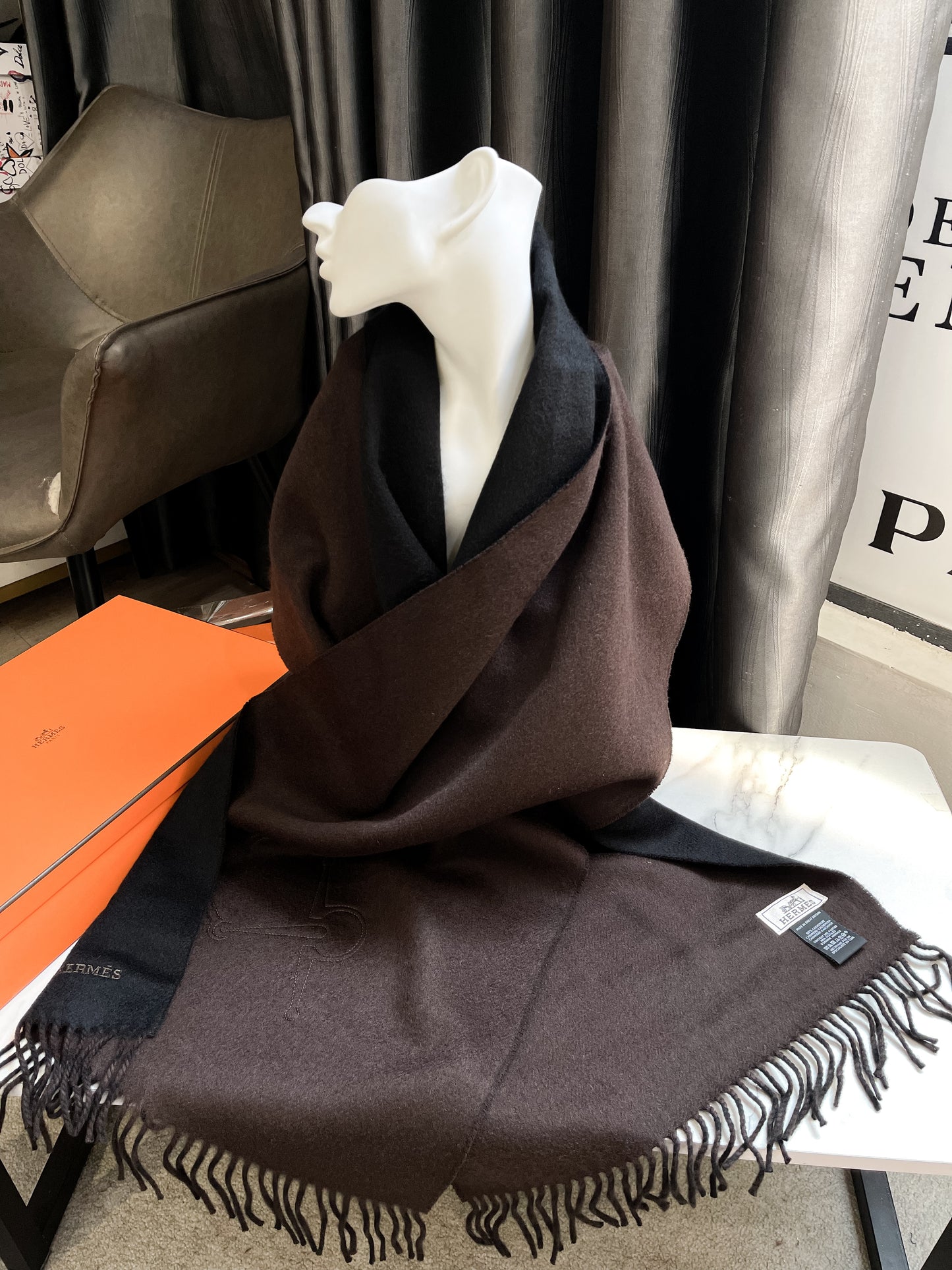 Khăn Cashmere Hermes
