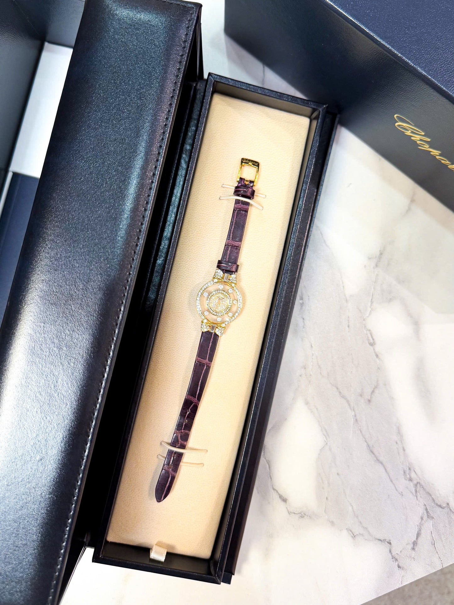 Đồng Hồ Chopard Happy Diamonds 205020-1001 size 24mm