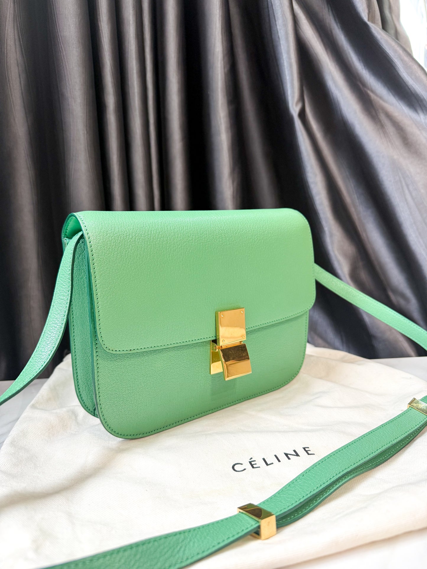 Celine Box Xanh