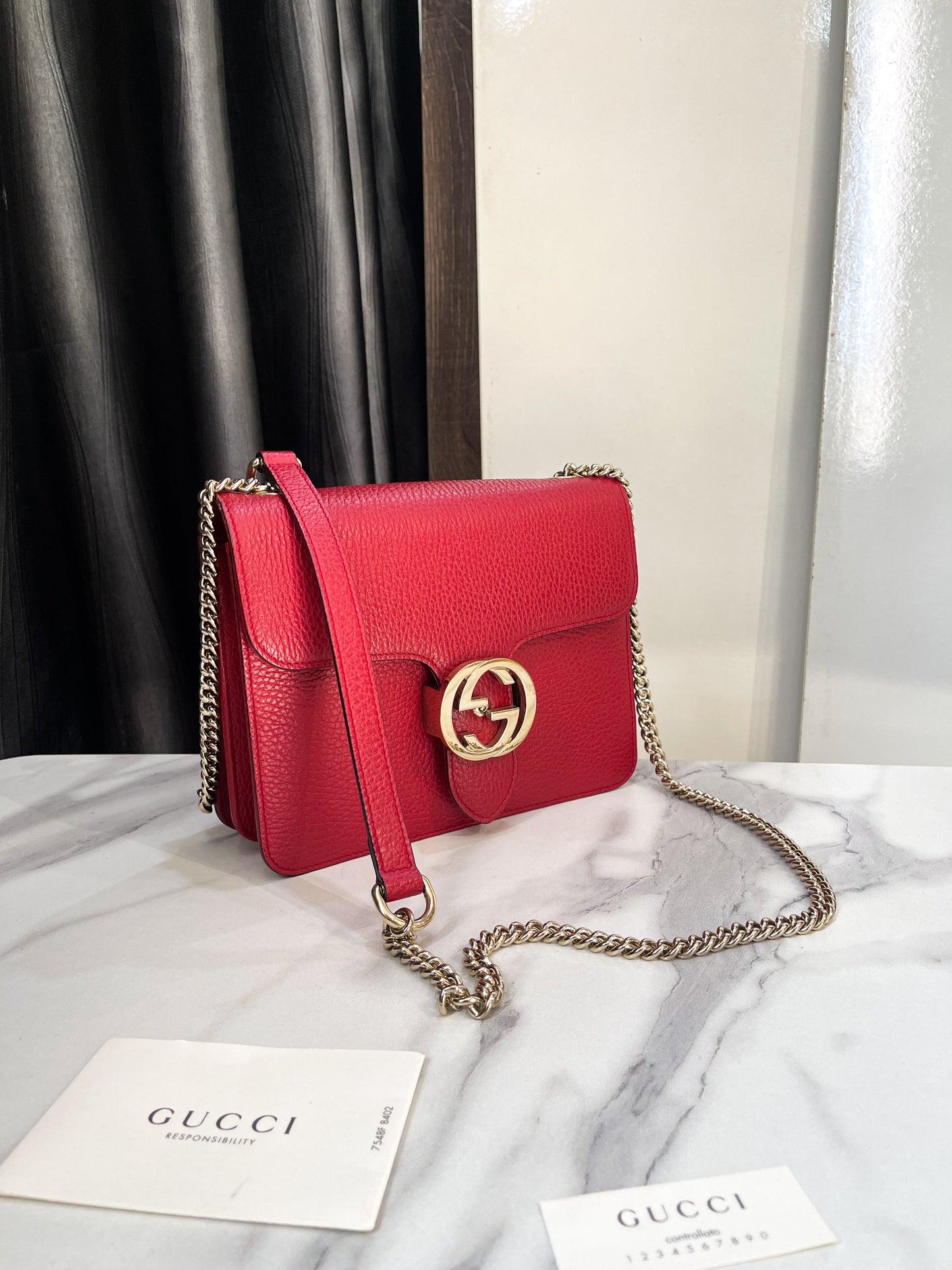 Gucci Interlocking Đỏ
