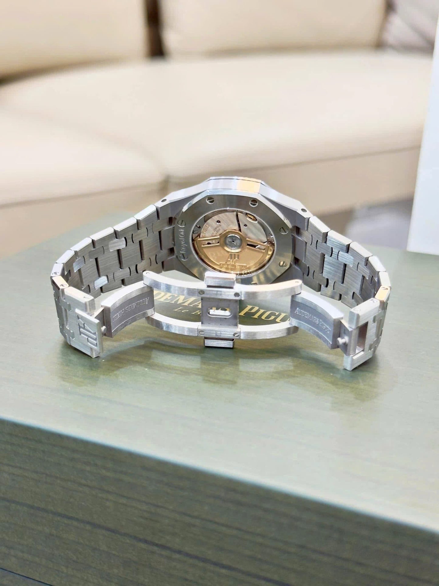 Đồng Hồ Audemars Piguet Royal Oak 77451ST Diamond Blue