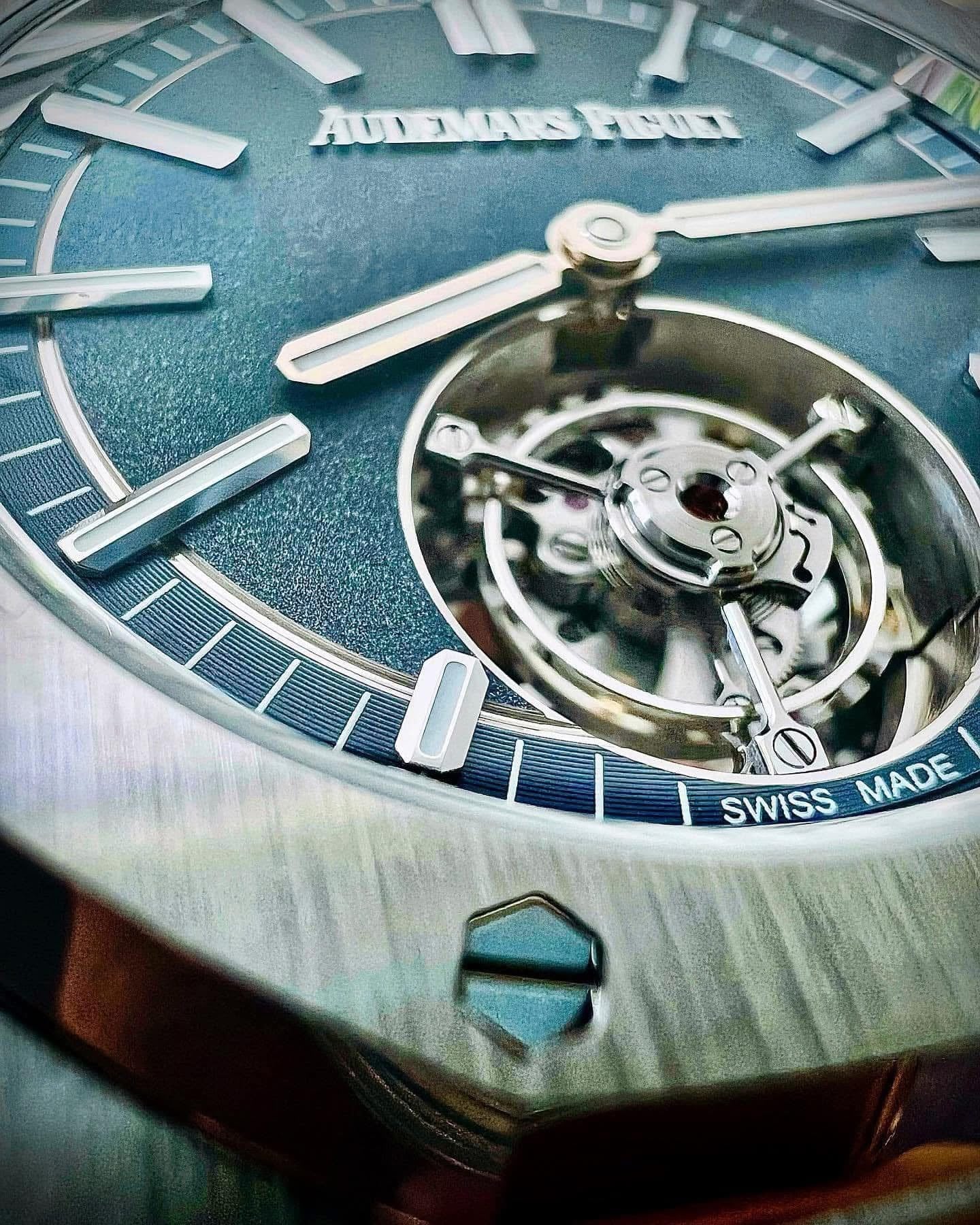 Đồng Hồ Audemars Piguet 26730Ti Tourbillion 41mm Blue Dial