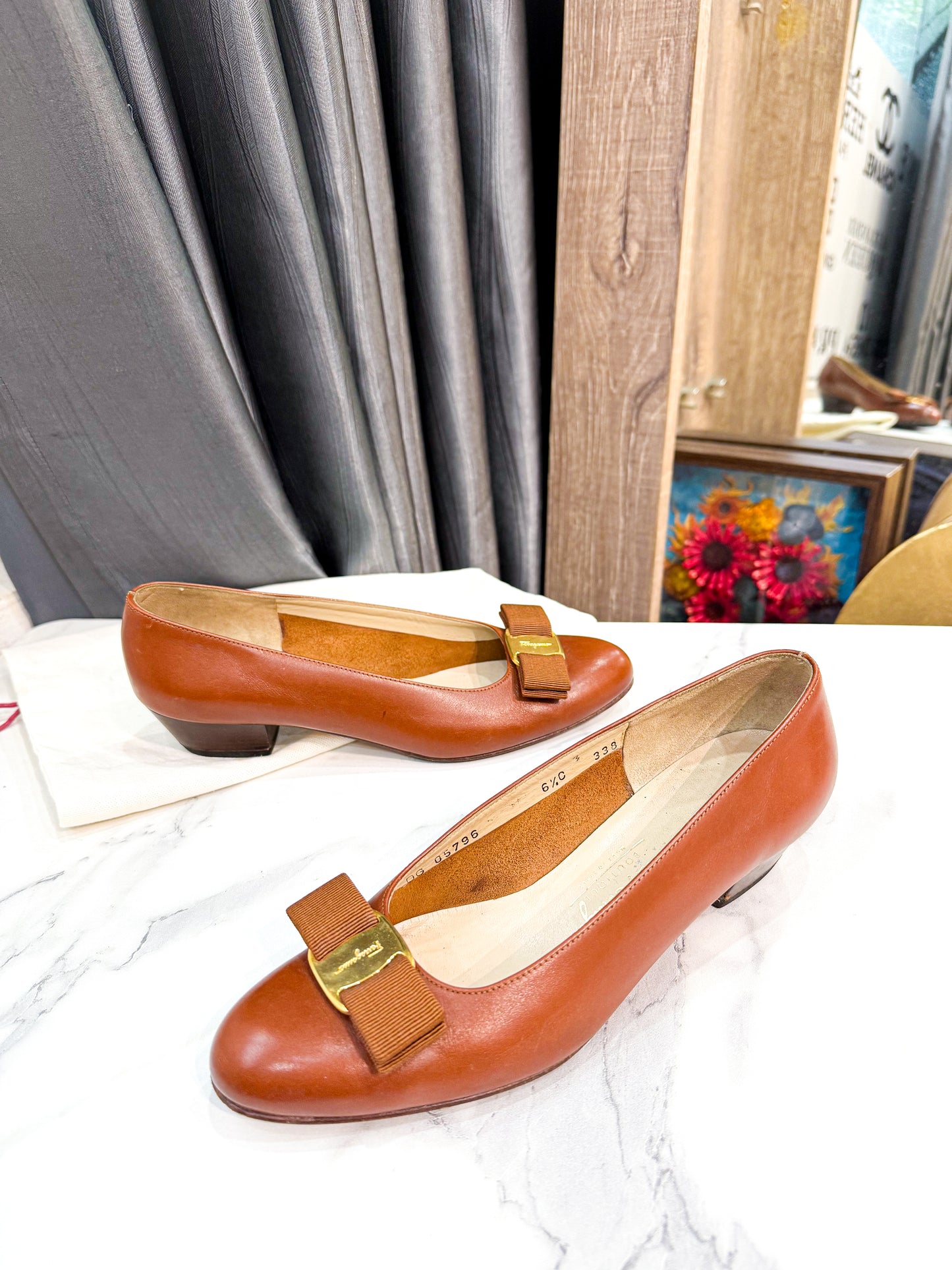 Giày Salvatore Nâu Used Size 6.5C
