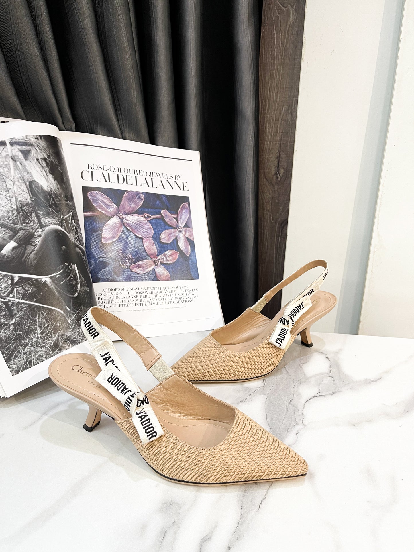 Slingback Dior Nude