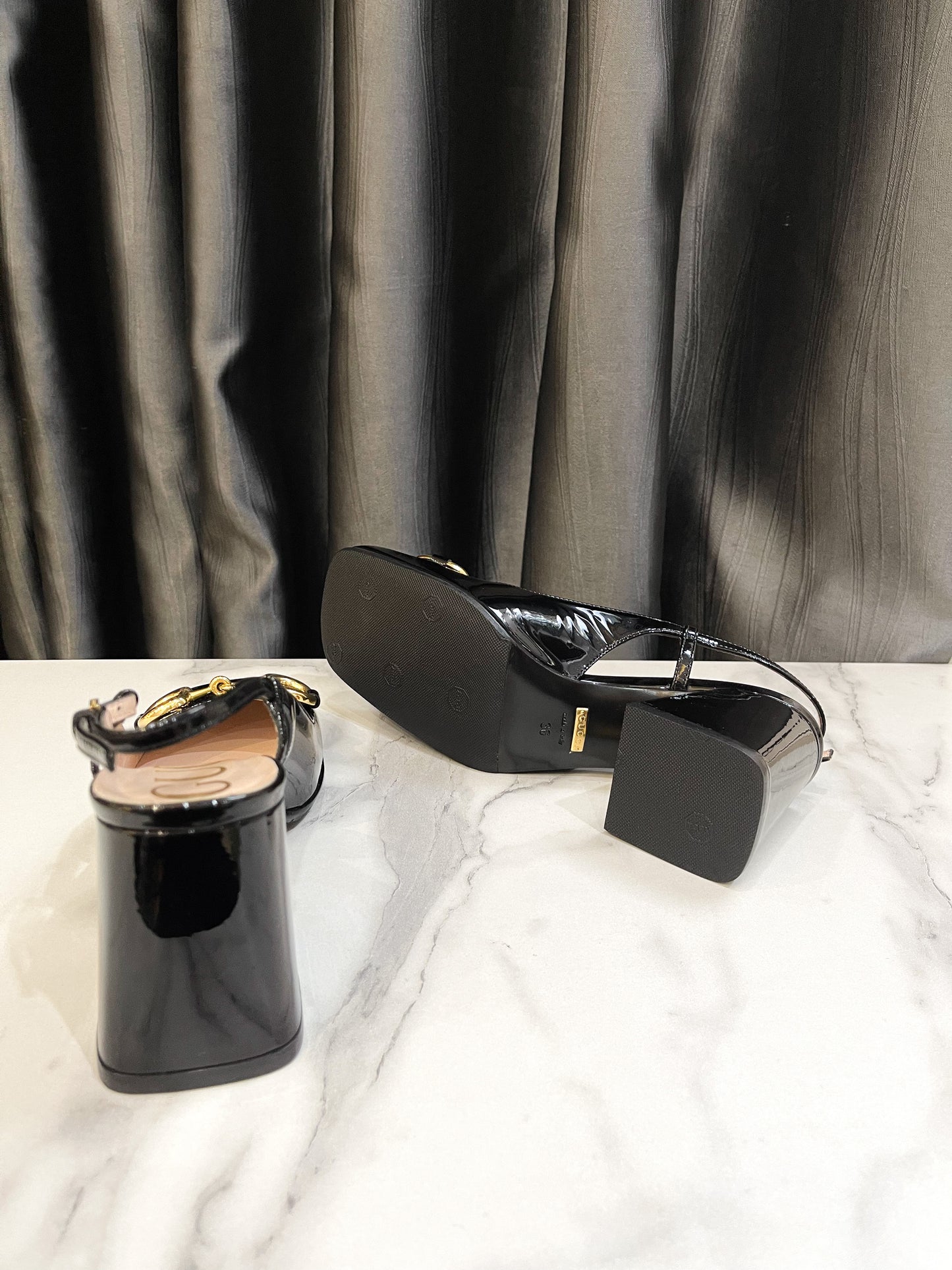 Black Gucci Slingback