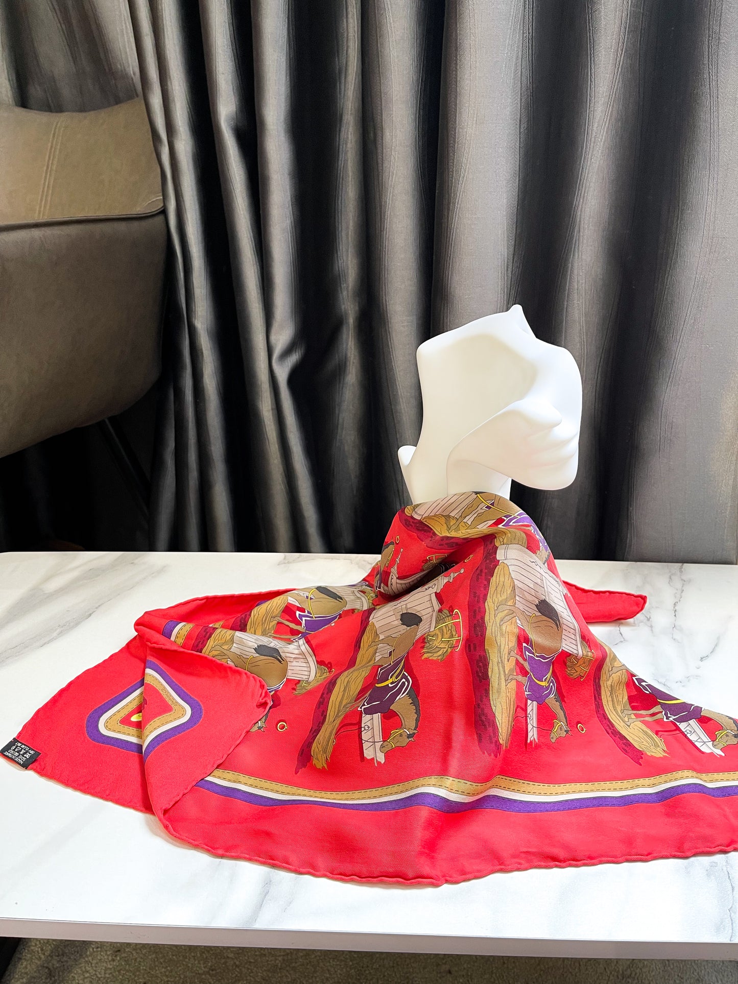 Khăn Lụa Hermes Khổ 65x65