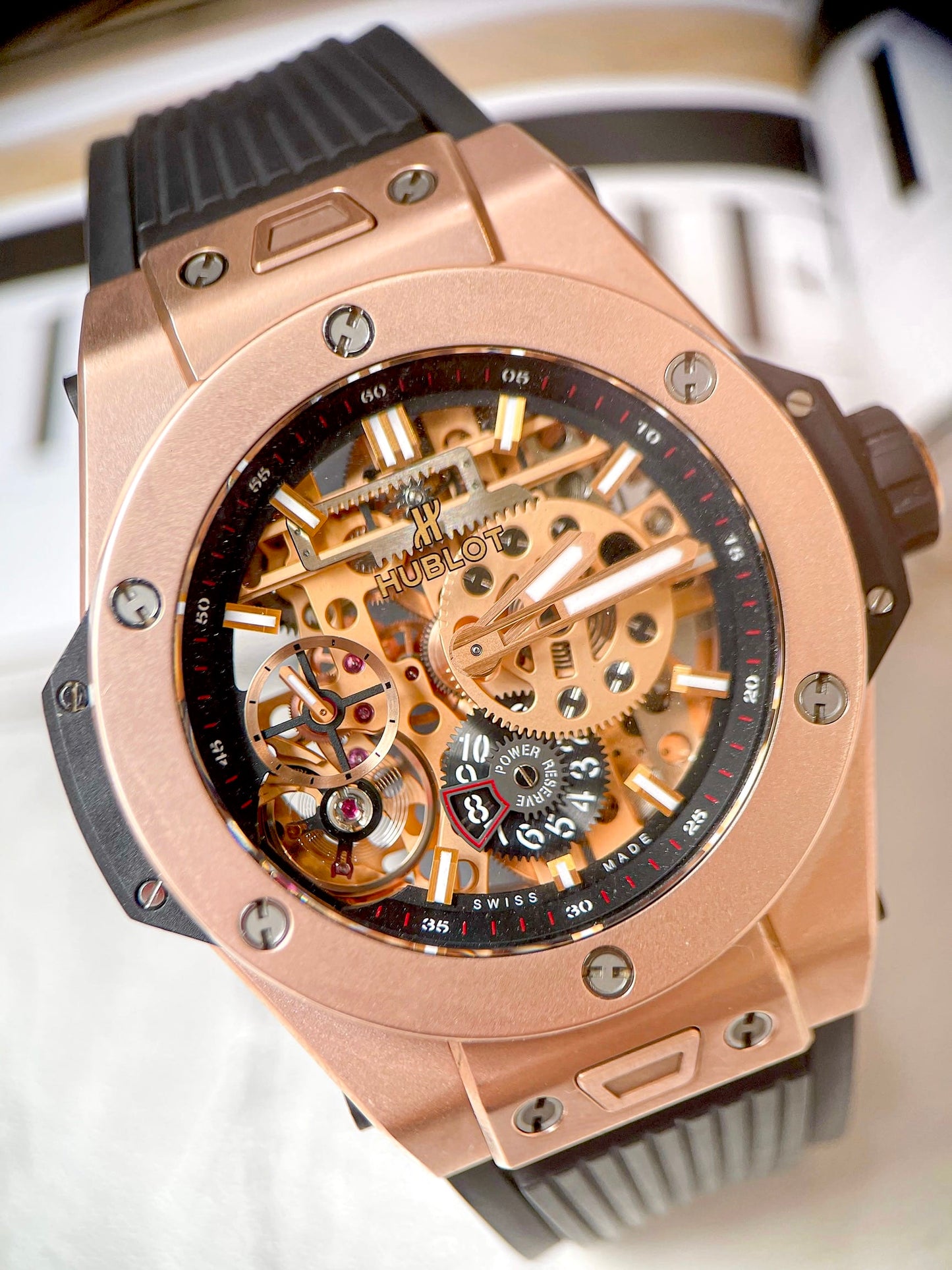 Đồng Hồ Hublot Bigbang Meca 10 King Gold