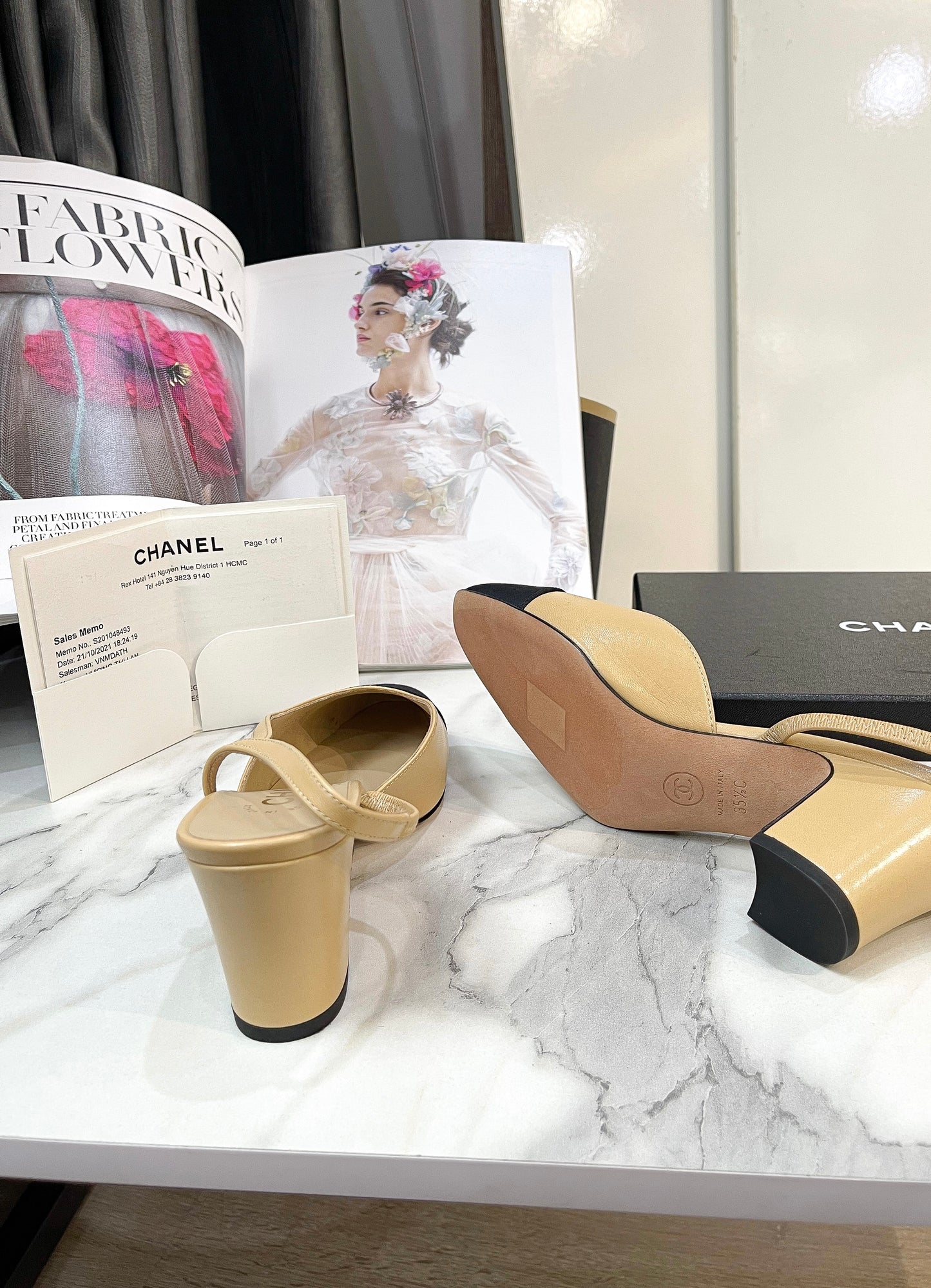 Slingback Chanel Size 35.5