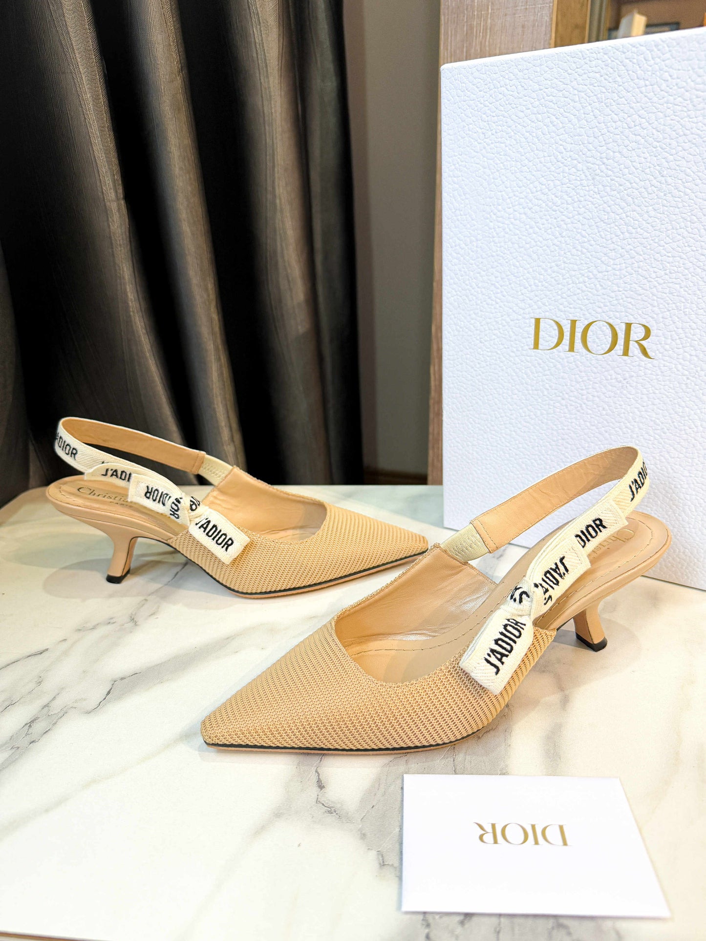 Slingback Dior Begie Size 35.5D