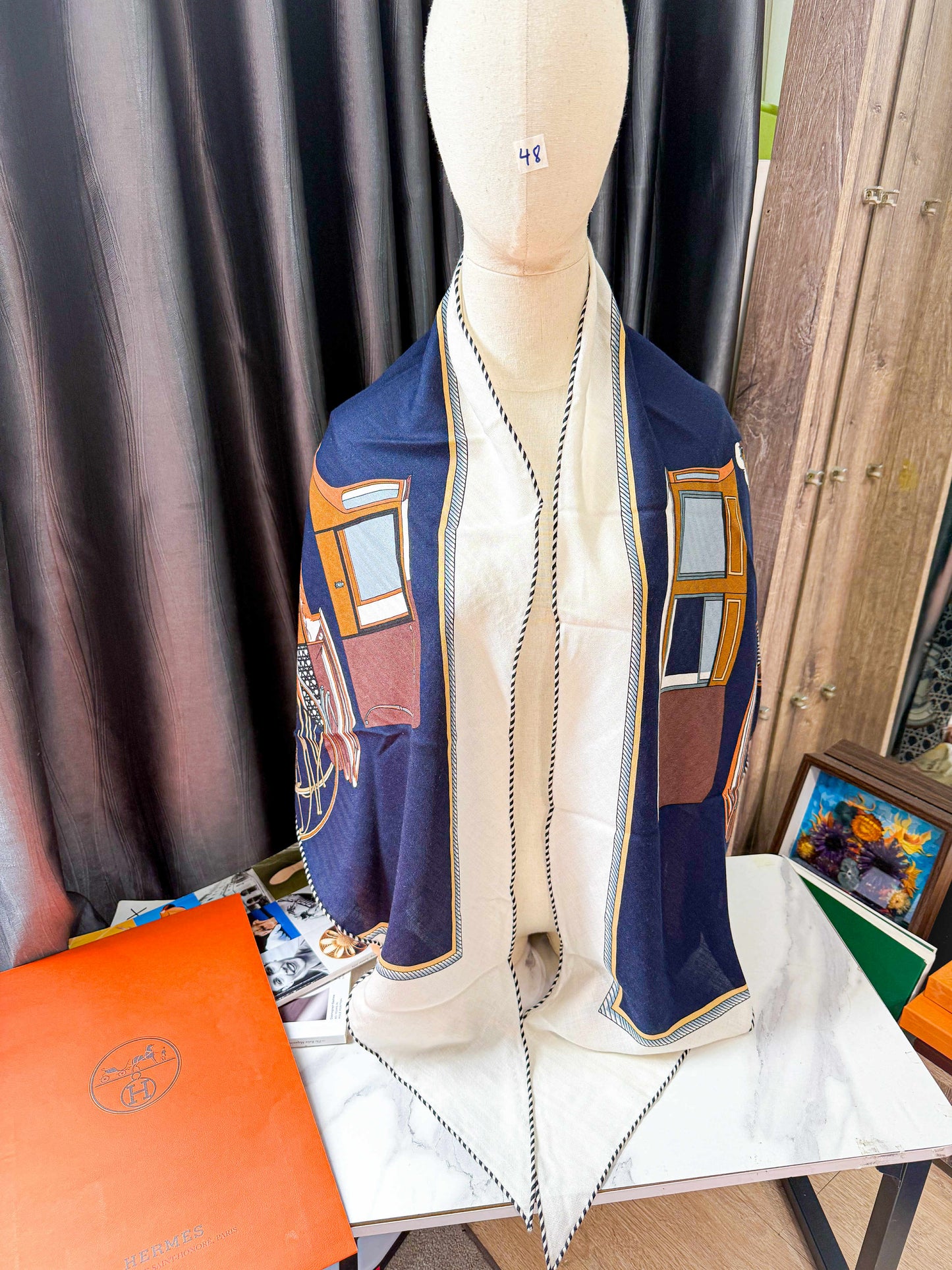 Khăn Lụa Hermes New HN48 5/11