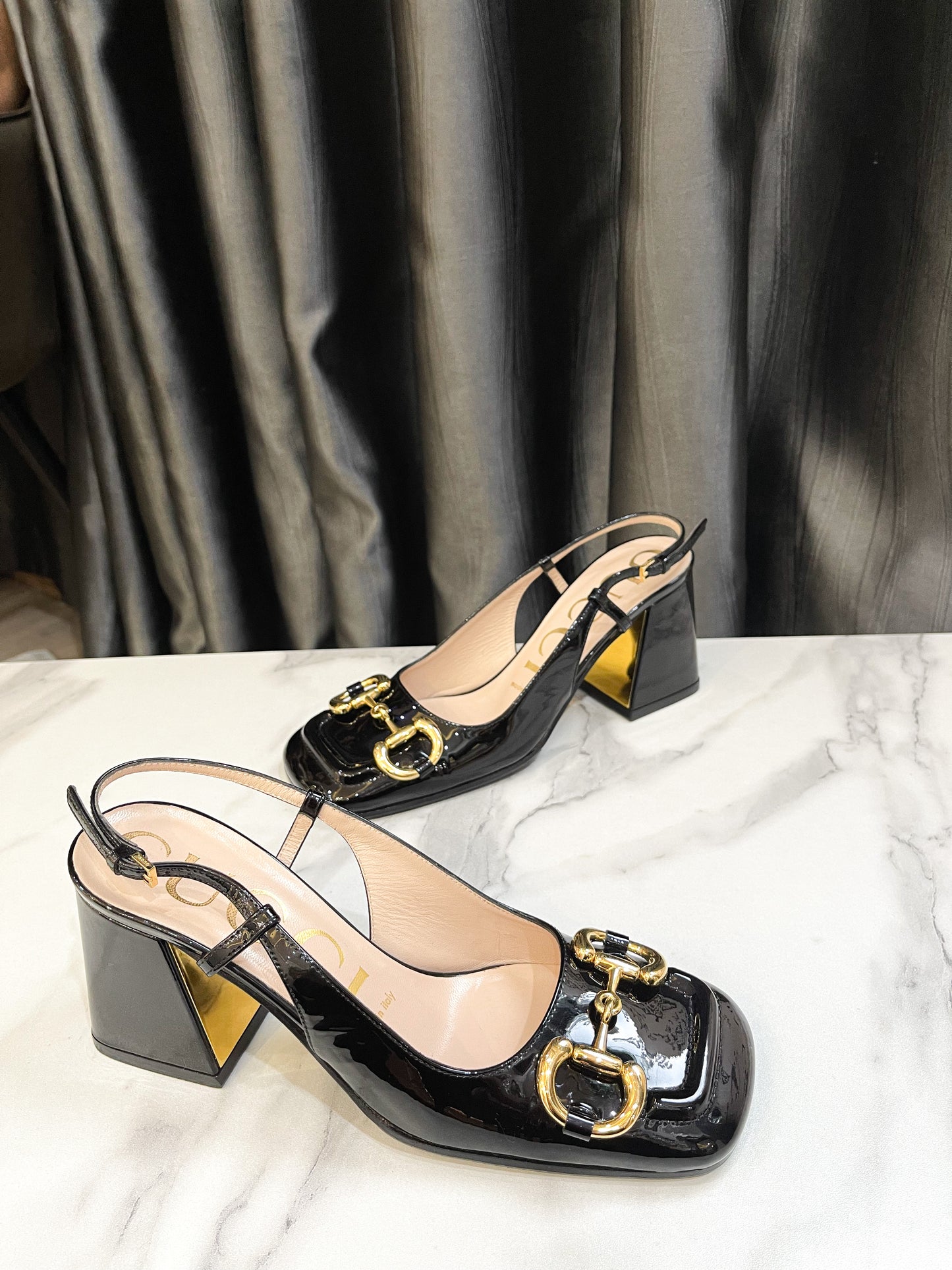 Black Gucci Slingback