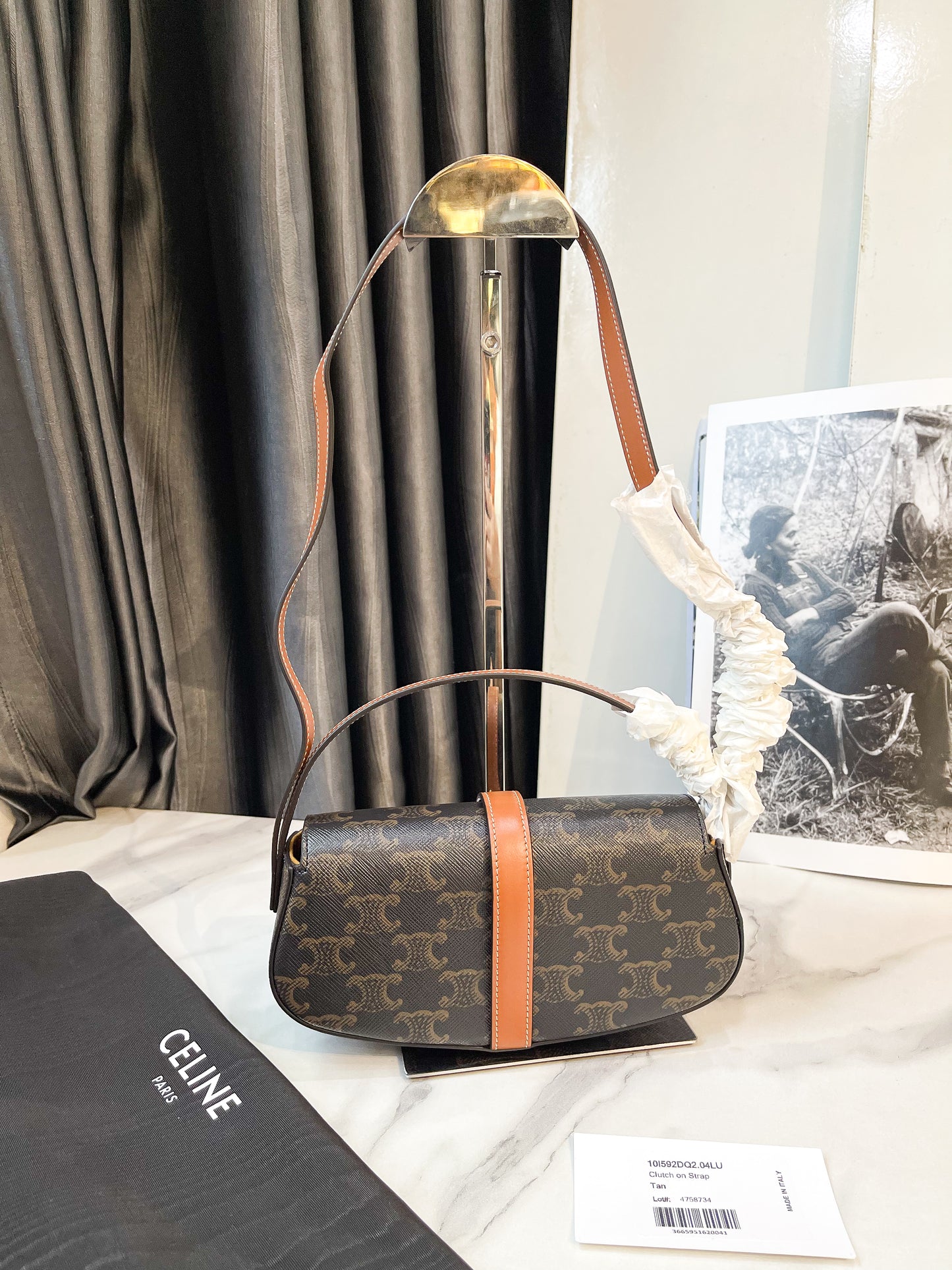Celine Clutch On Strap New