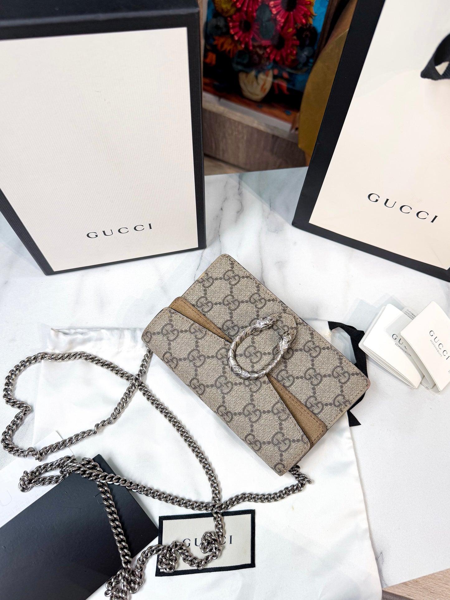Gucci Dionysus Size 17