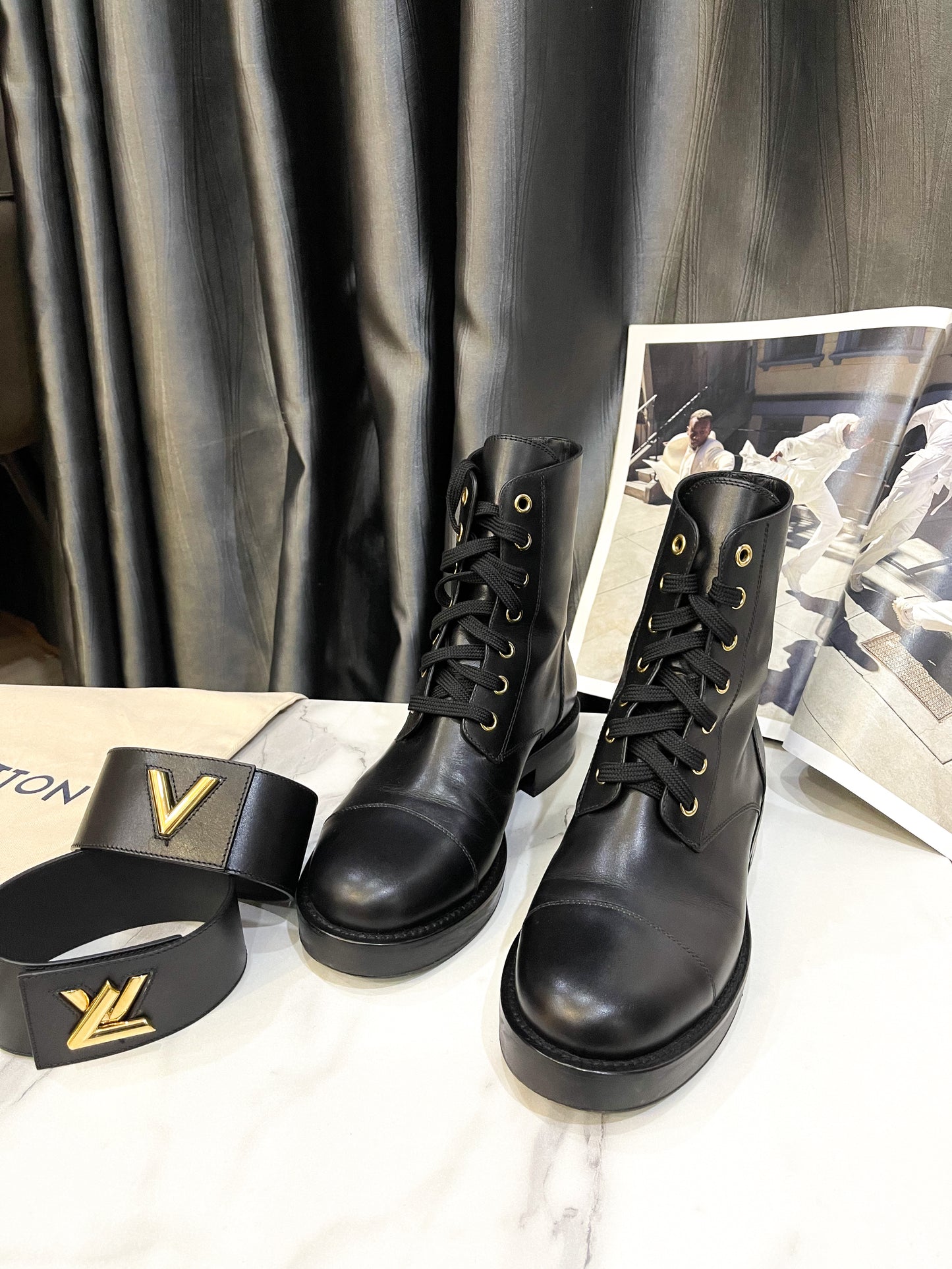 Boot LV Logo Tháo Rời