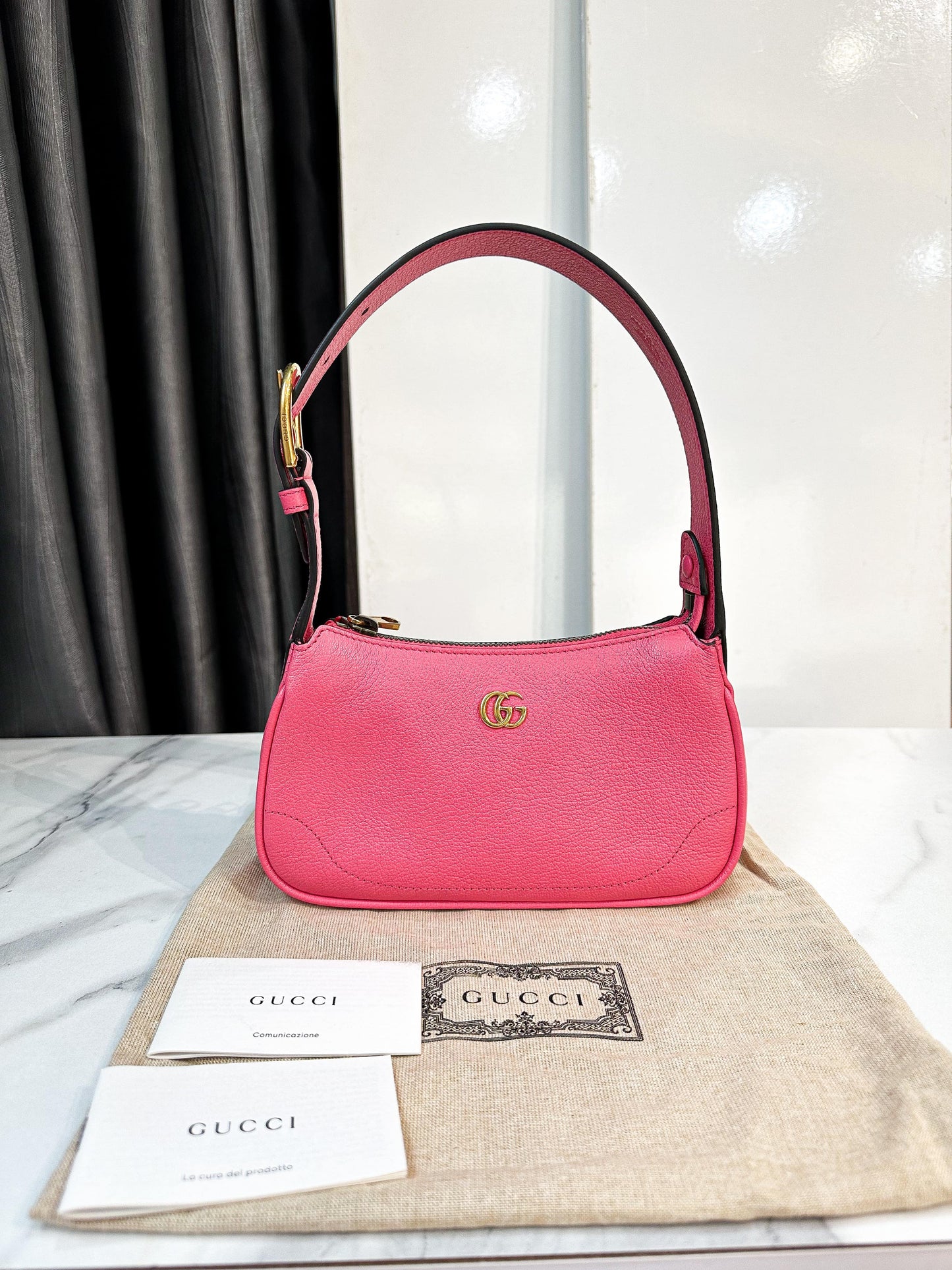 Kẹp Nách Gucci Hồng New