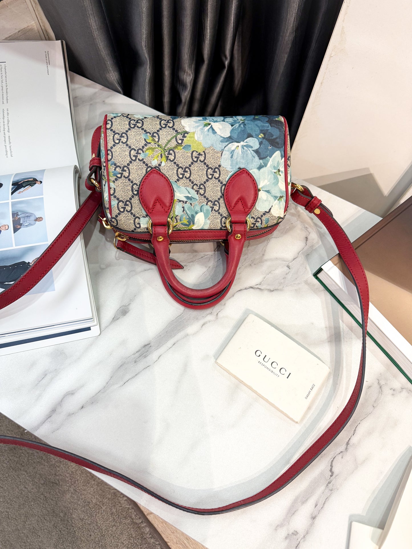 Gucci Trống Mini Hoa