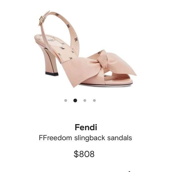 Slingback Fendi Bow