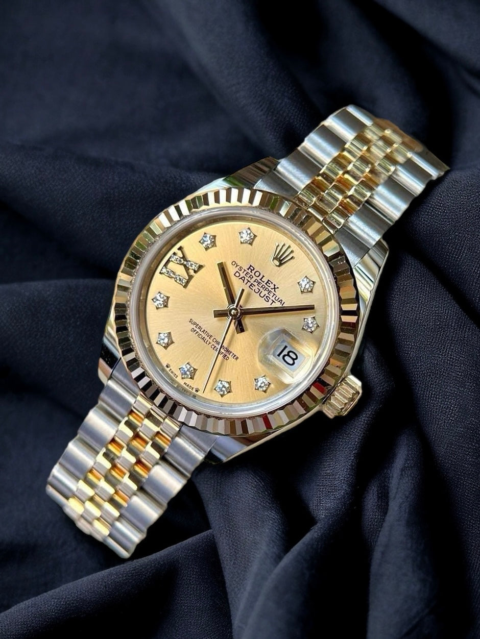 Đồng Hồ Rolex DateJust 279173 Champange size 28mm