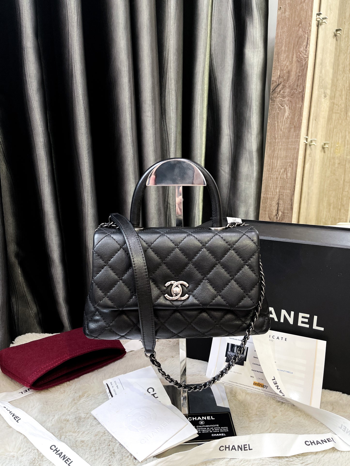 Chanel Coco 9.5 Caviar