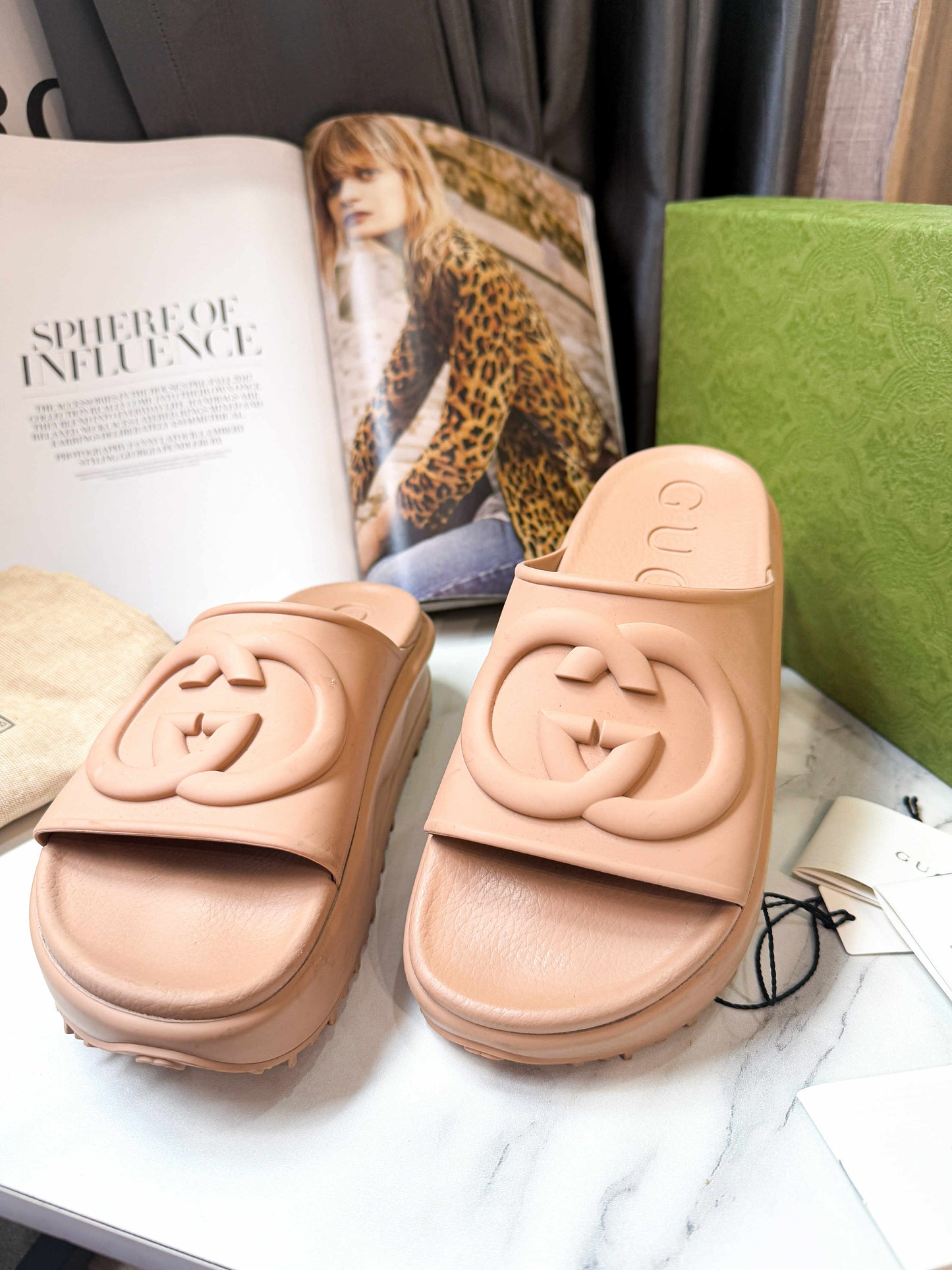 Dép Gucci Bánh Mì Used Size 36