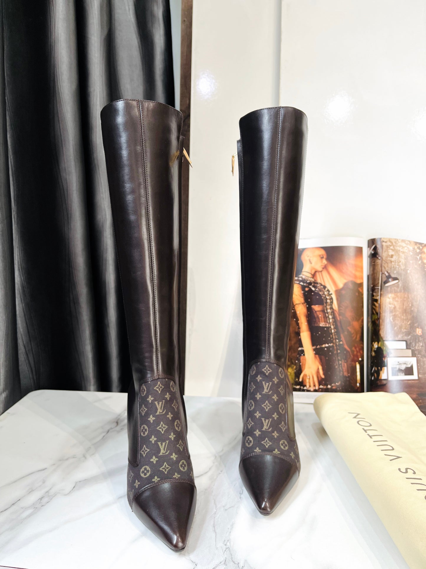 Boot LV Cao Cổ Size 35.5