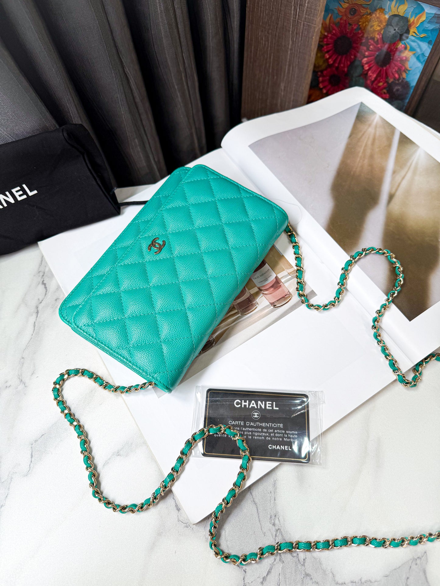 A A Chanel Woc Xanh
