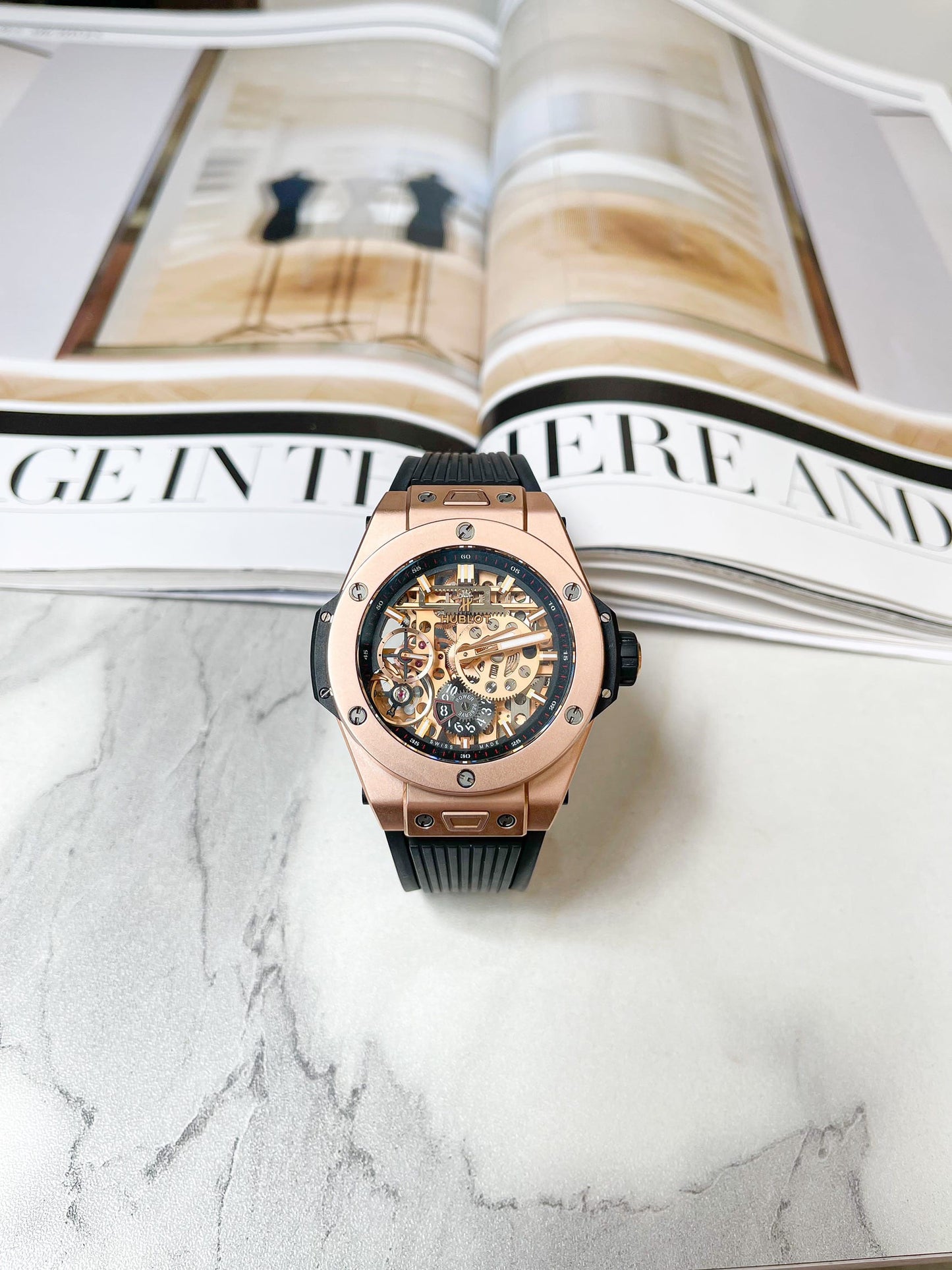 Đồng Hồ Hublot Bigbang Meca 10 King Gold