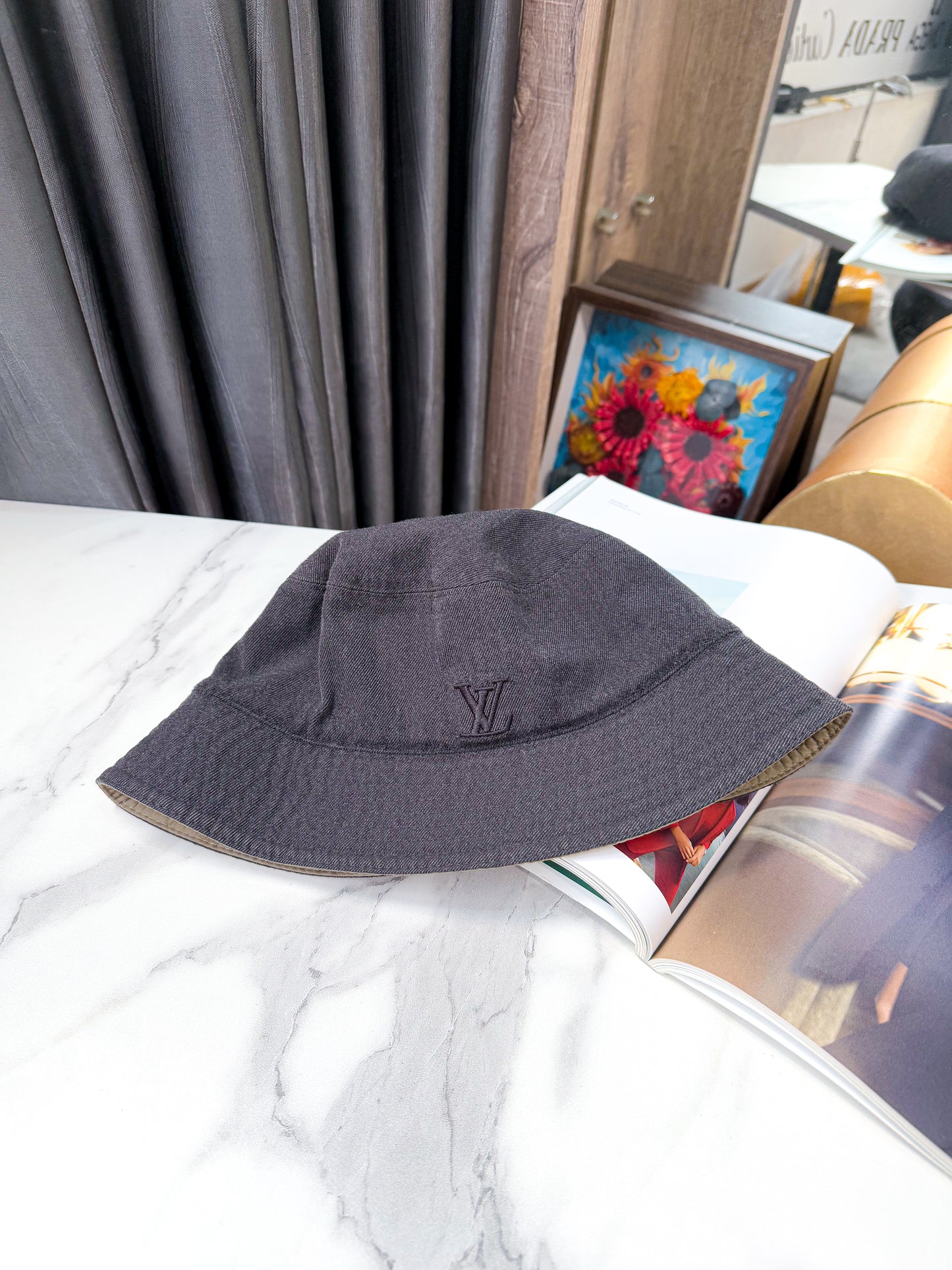 Mũ LV 2 Mặt Used