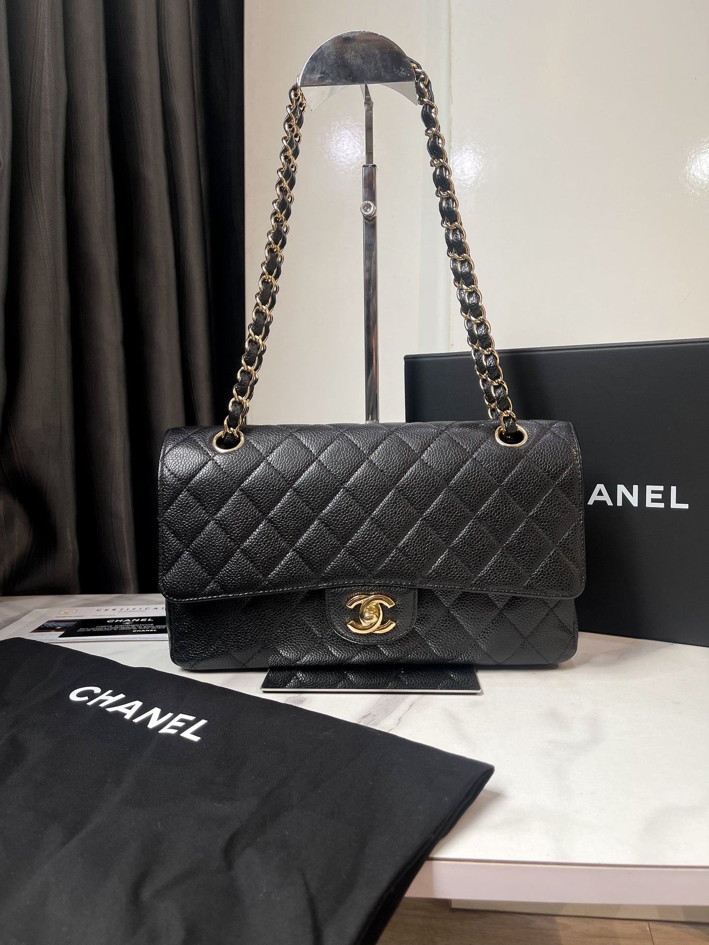 Chanel Classic M Caviar