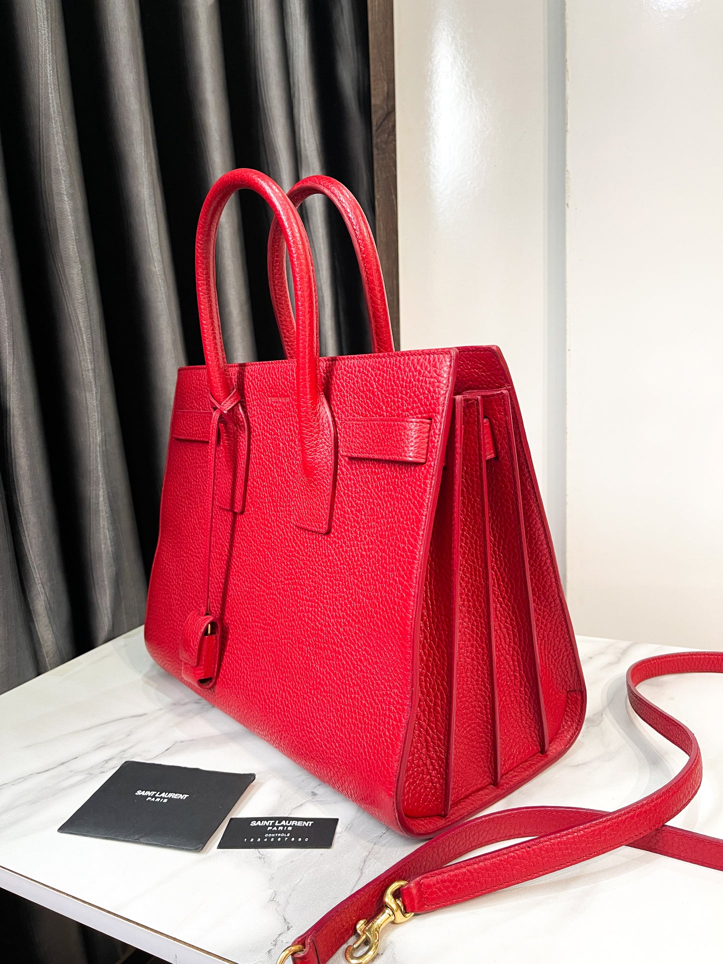 YSL Sac De Jour Đỏ