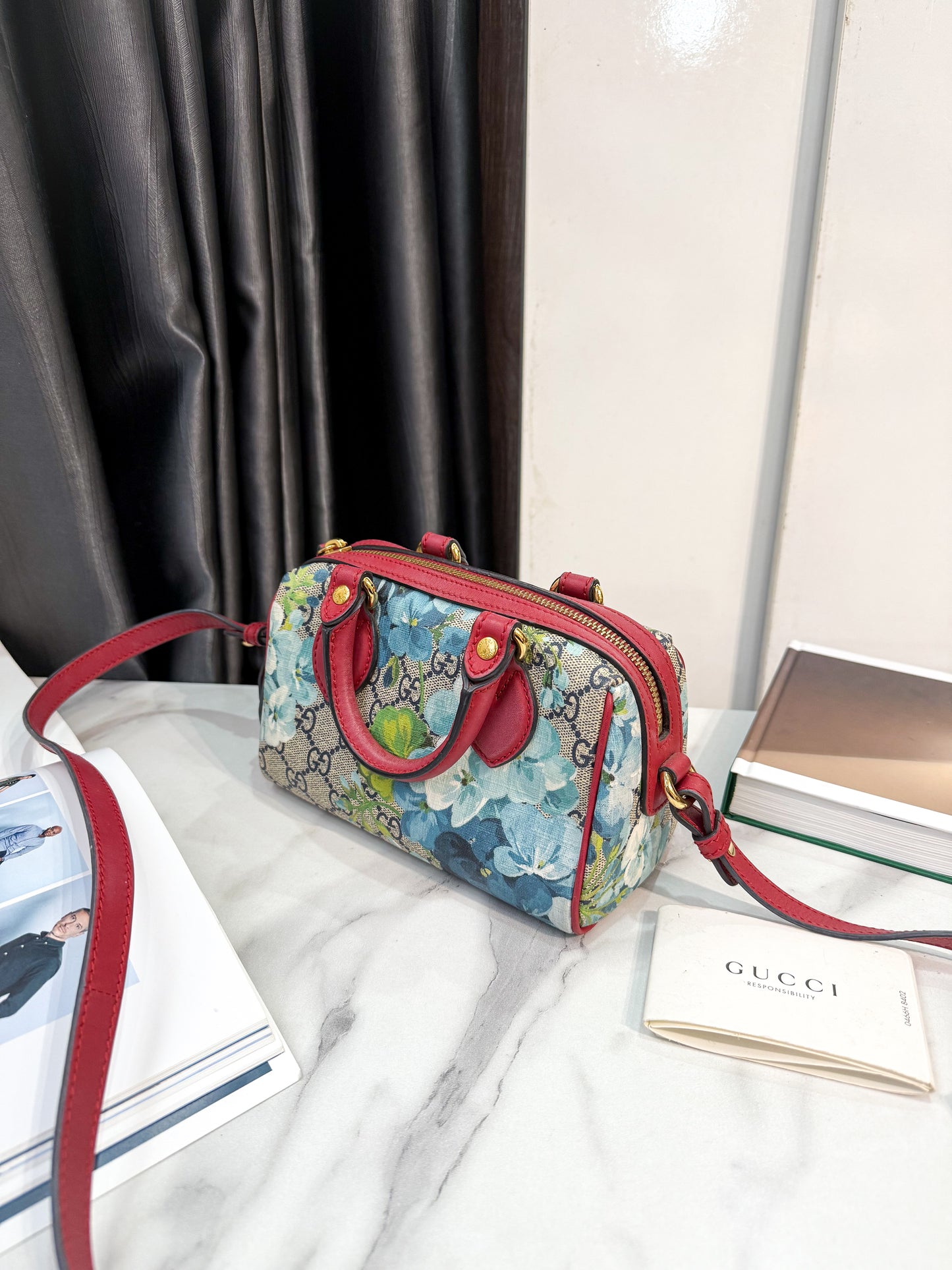 Gucci Trống Mini Hoa