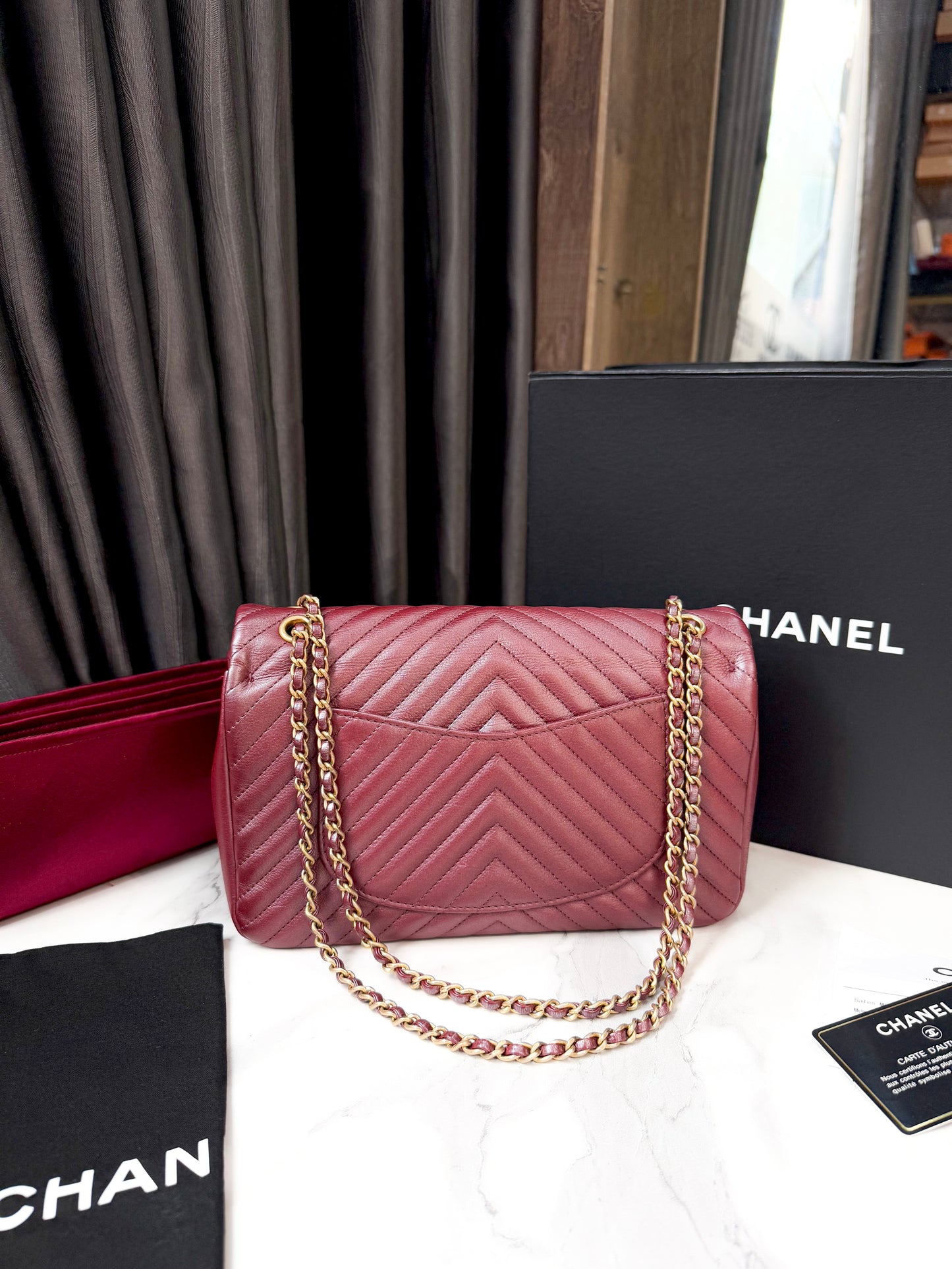 Chanel Classic Chevron M