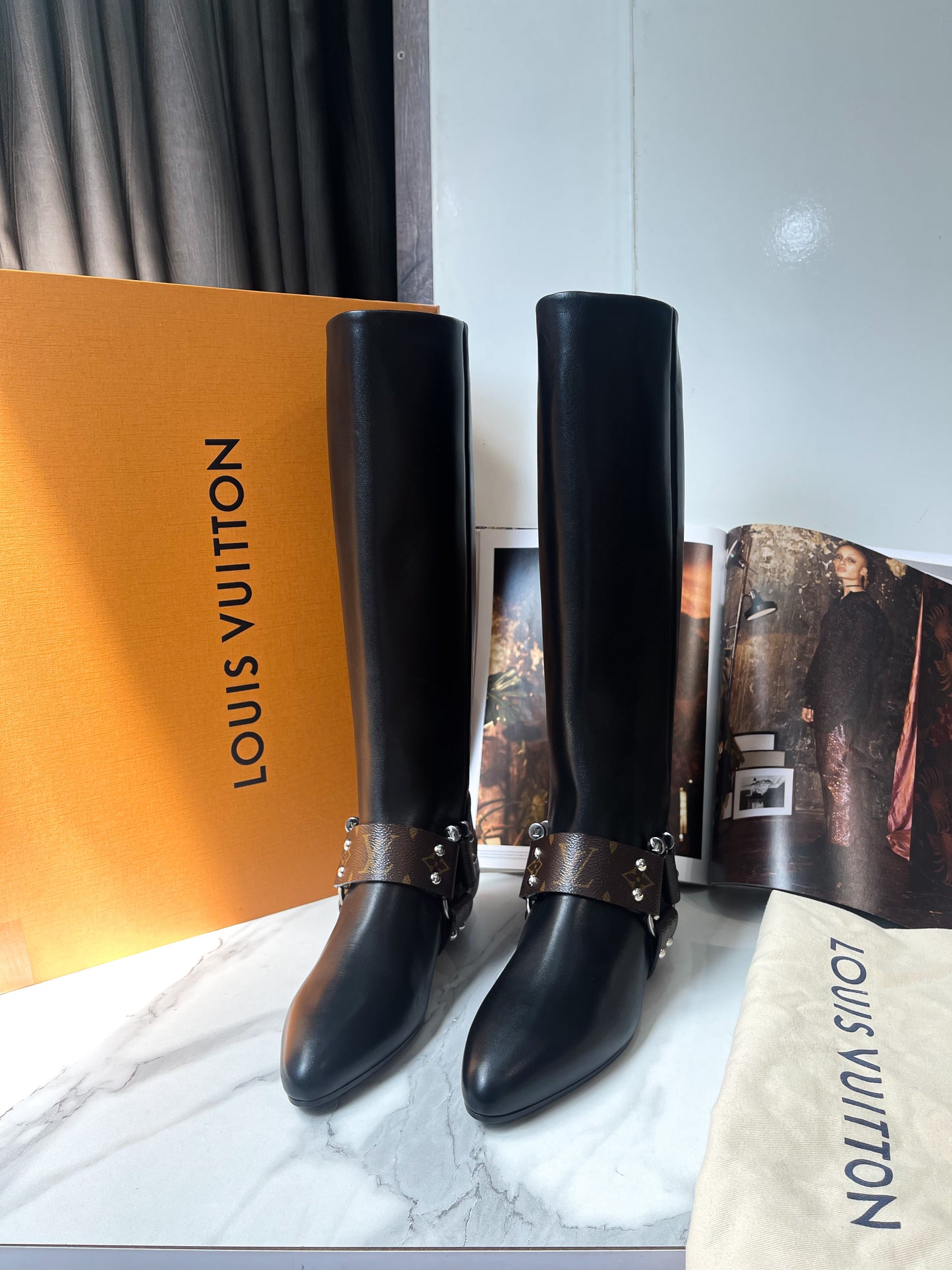 Boot Cao Cổ LV Size 37.5