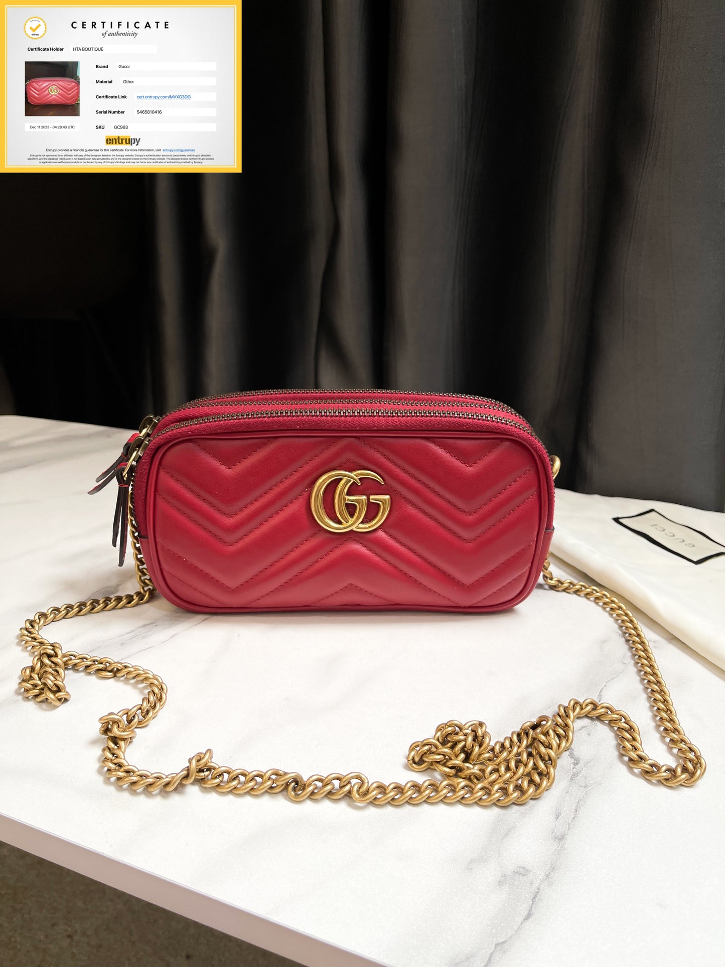 Crossbody Gucci Đỏ