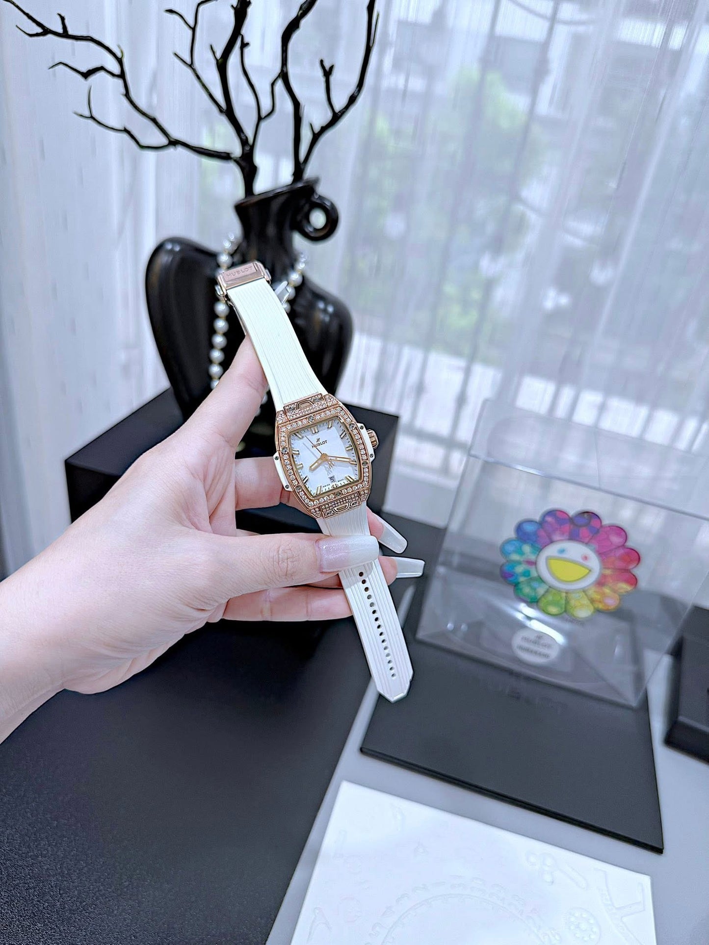 Đồng Hồ Hublot Spirit Of Bigbang King Gold Pave 32mm